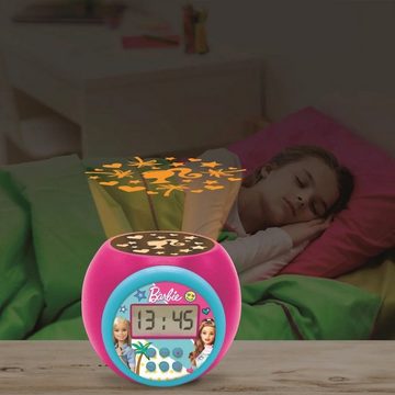 Lexibook® Kinderwecker Barbie Projektionswecker LED Farbwechsel Timer-Funktion