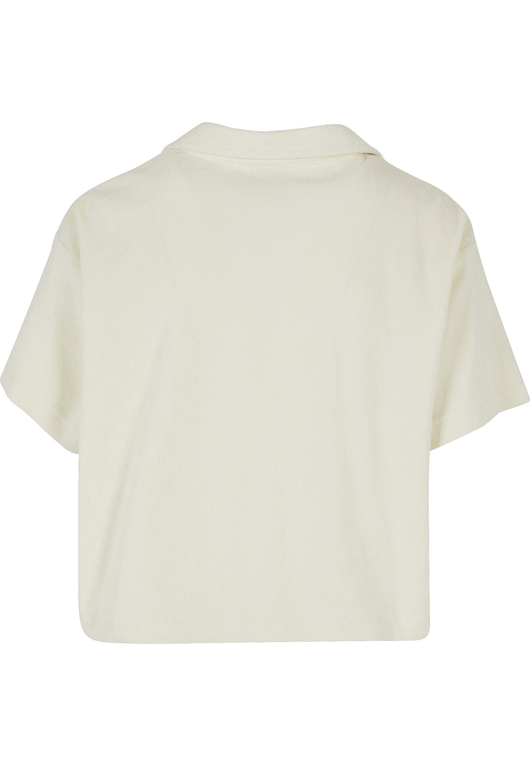 URBAN CLASSICS Langarmhemd Urban Classics Damen Ladies Towel Resort Shirt