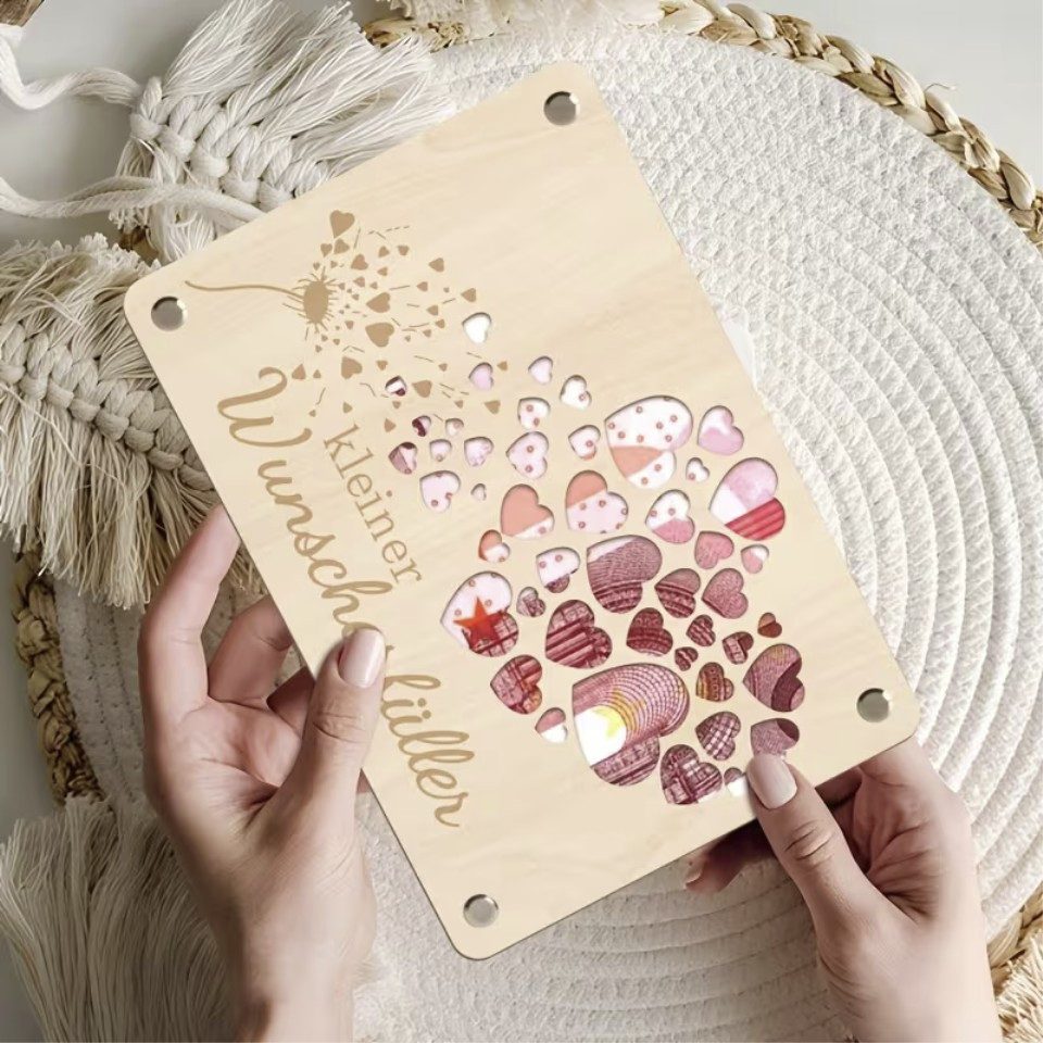 Venicce Love Geschenkbox Geldgeschenke Verpackung, Geschenke aus Holz - Geburtstagsgeschenk (1 St)