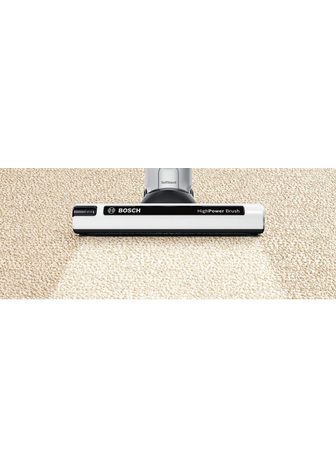 BOSCH Belaidis dulkių siurblys Athlet BCH6ATH25 25.2 V atskirai Higieninis filtras Turbo-Stufe beutellos alle Bodenarten aukštis Saugkraft iki 60 min Laufzeit weiß