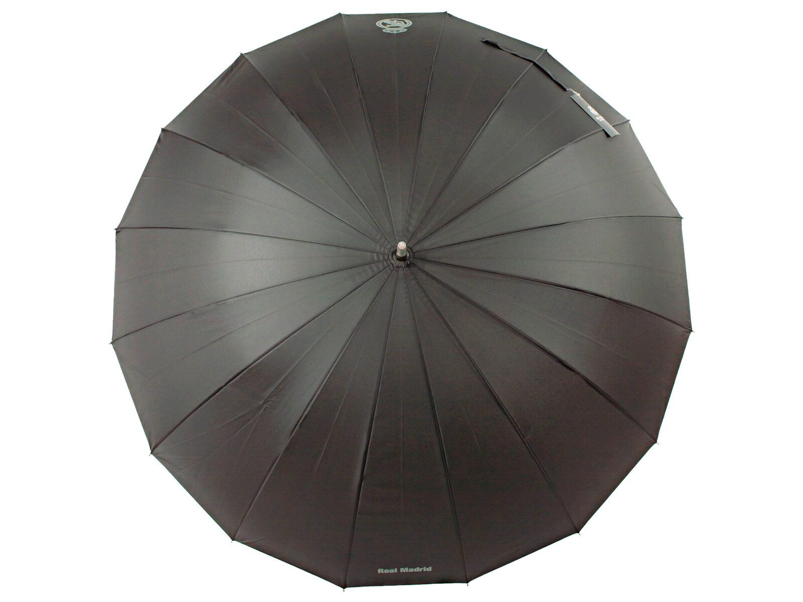 Real Madrid Stockregenschirm 111 × 94 × 94 cm mit 16 Streben stabiler Schirm für Wind und Regen