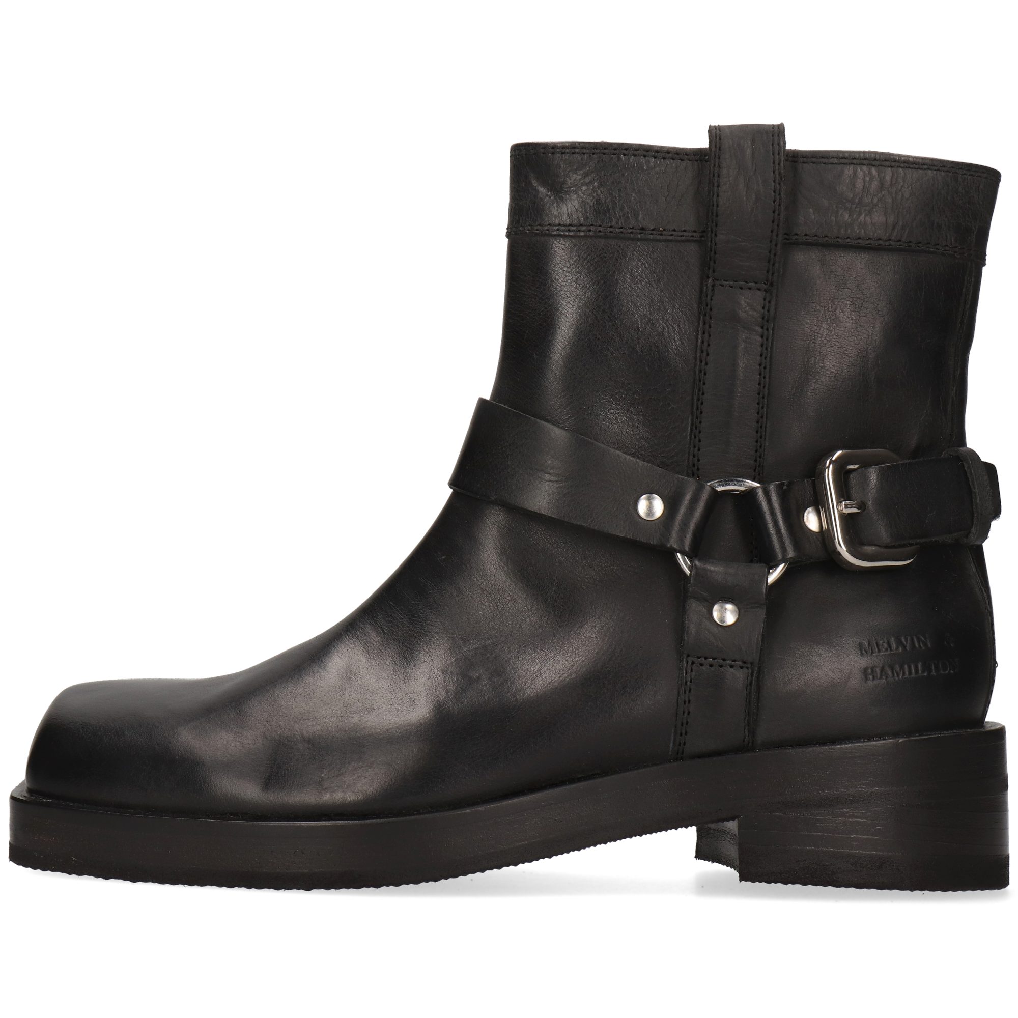 Melvin & Hamilton Sadie 2 Leder-Stiefeletten für Damen Stiefelette Flache Absätze, Echtes Leder, Vegetabile Gerbung