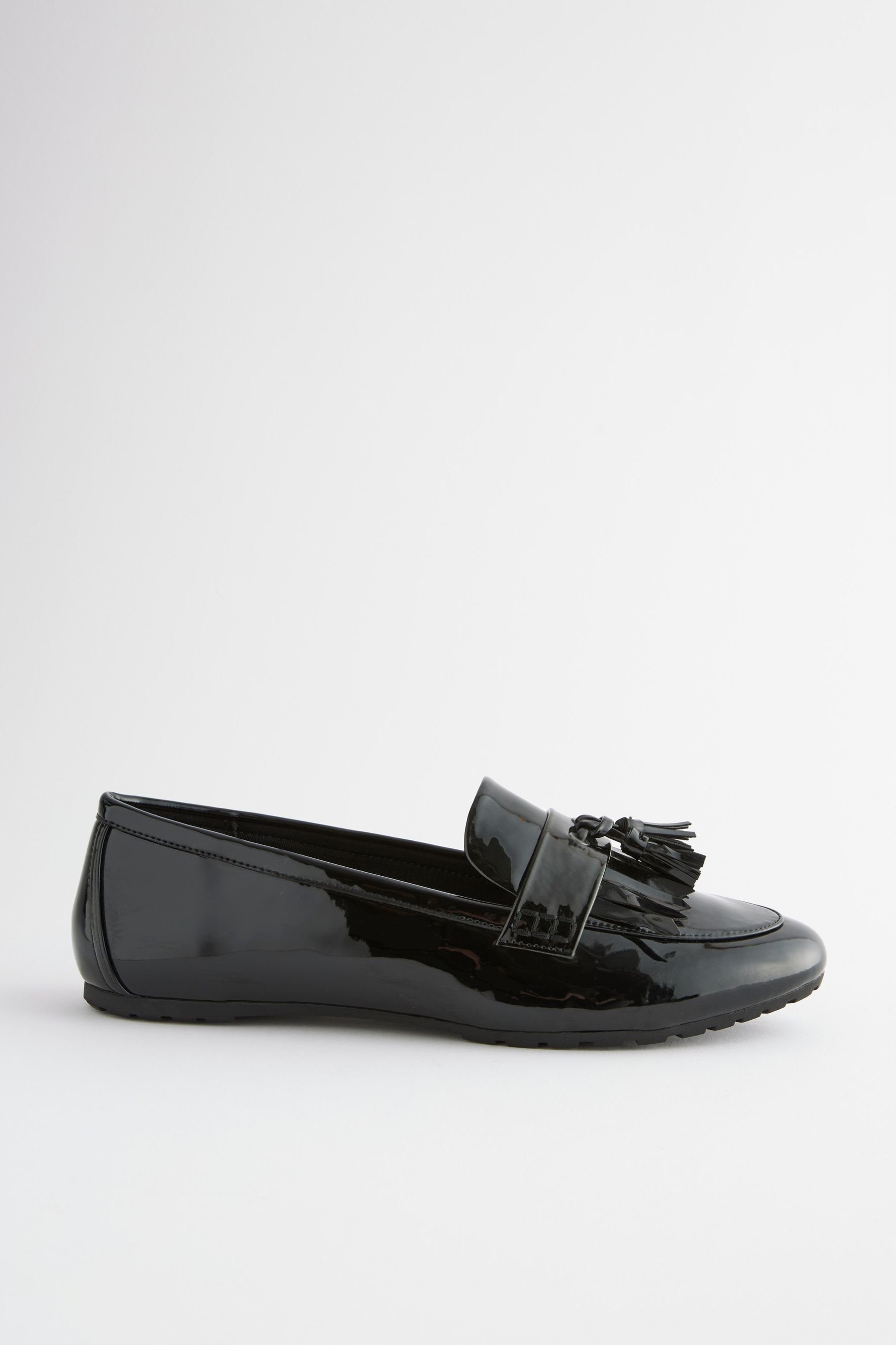 Next Forever Comfort® Tasselloafer mit Profilsohle Loafer (1-tlg) Black Patent