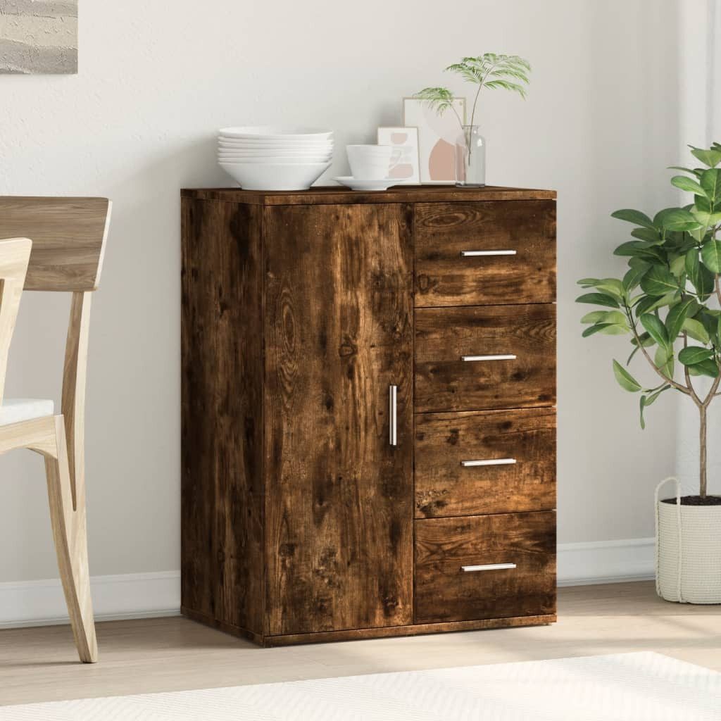 vidaXL Sideboard Sideboard Räuchereiche 59x39x80 cm günstig online kaufen