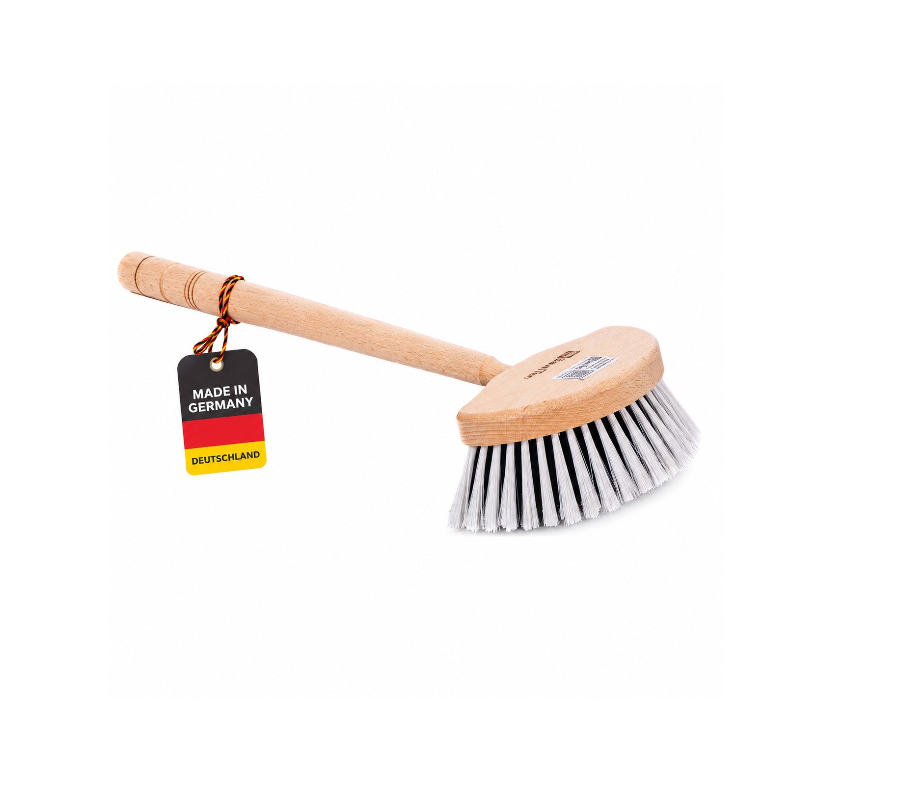 BawiTec Reinigungsbürste Fensterwascher mit Griff Stiel Wascher Waschbürste Handwascher