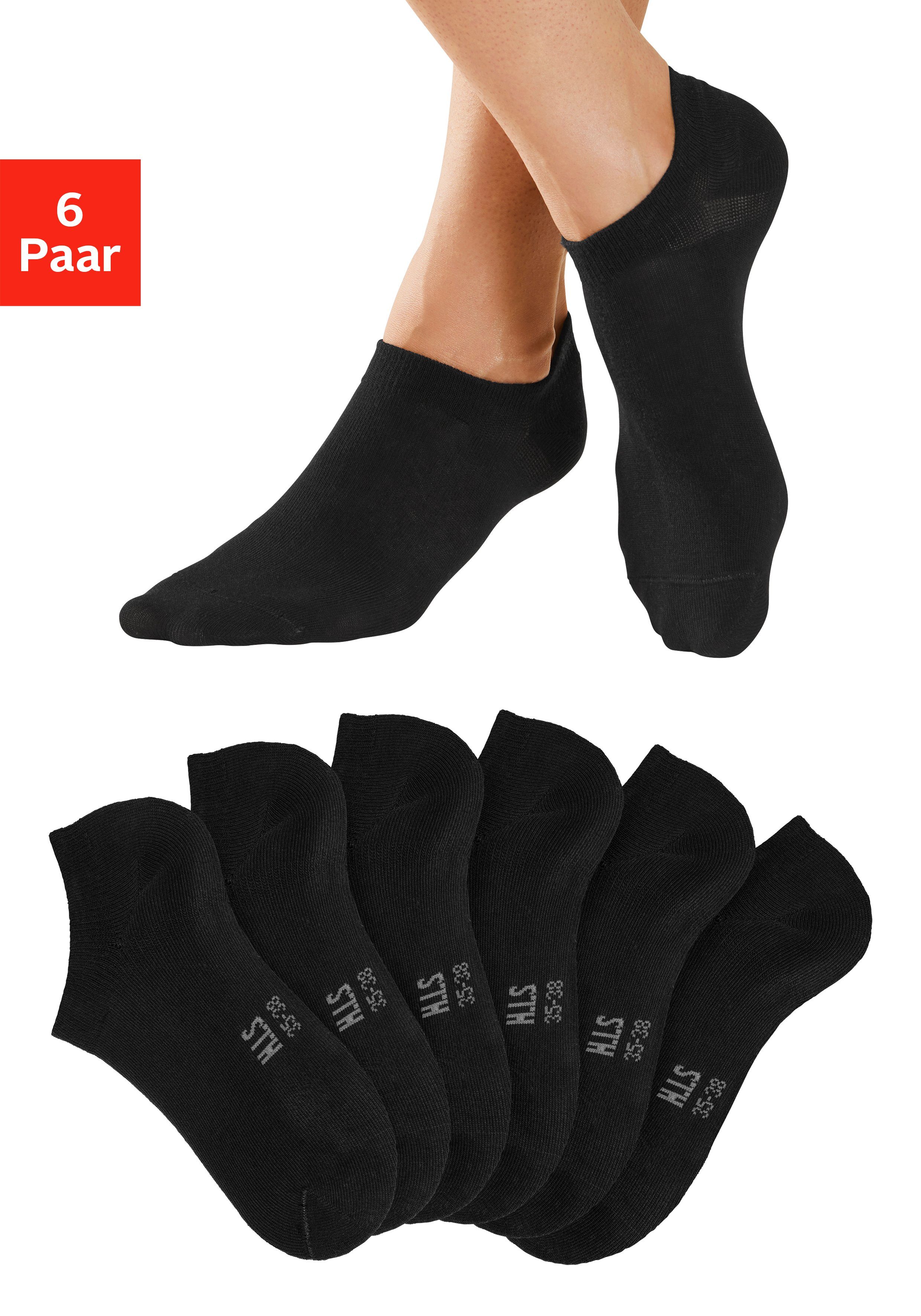 H.I.S Sneakersocken (Packung, 6-Paar) mit besonders kurzem Schaft