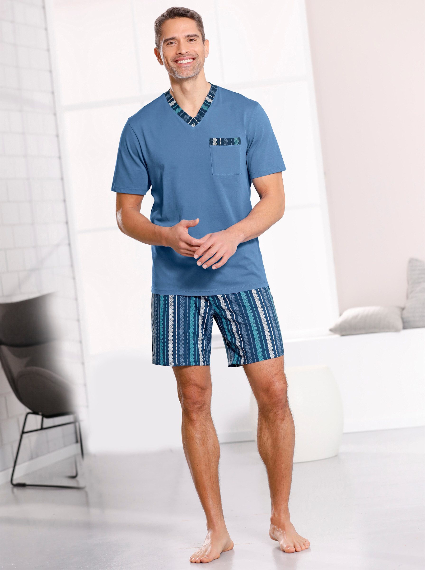 Sieh an! Schlafanzug Shorty Kurzarm günstig online kaufen