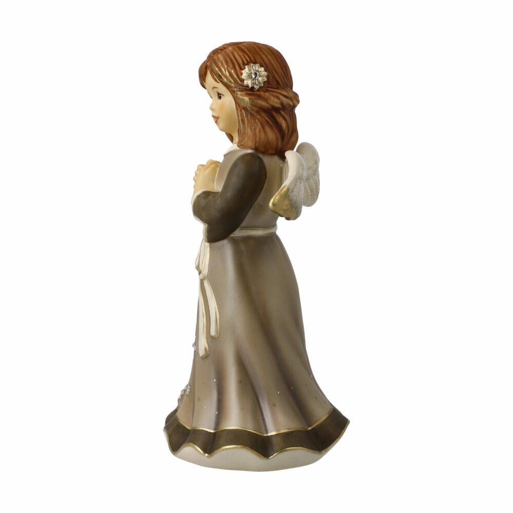 Goebel Engelfigur Jahresengel 2024 Walnuss