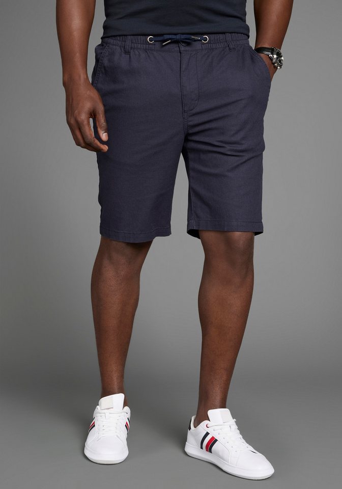 DELMAO Bermudas aus Leinen Lässige Bermudas
