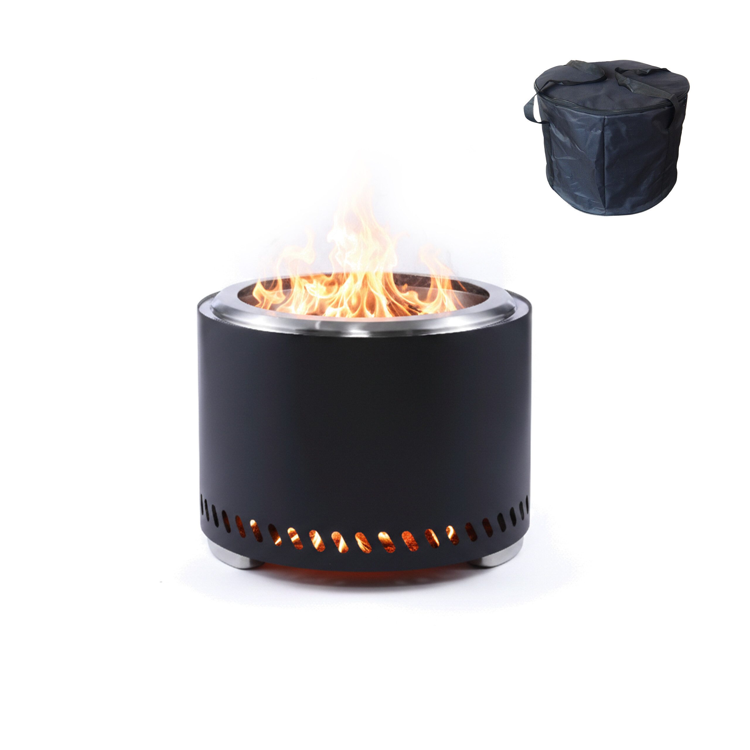 relaxdays Feuerschale ohne Rauch Ø 49,5 cm