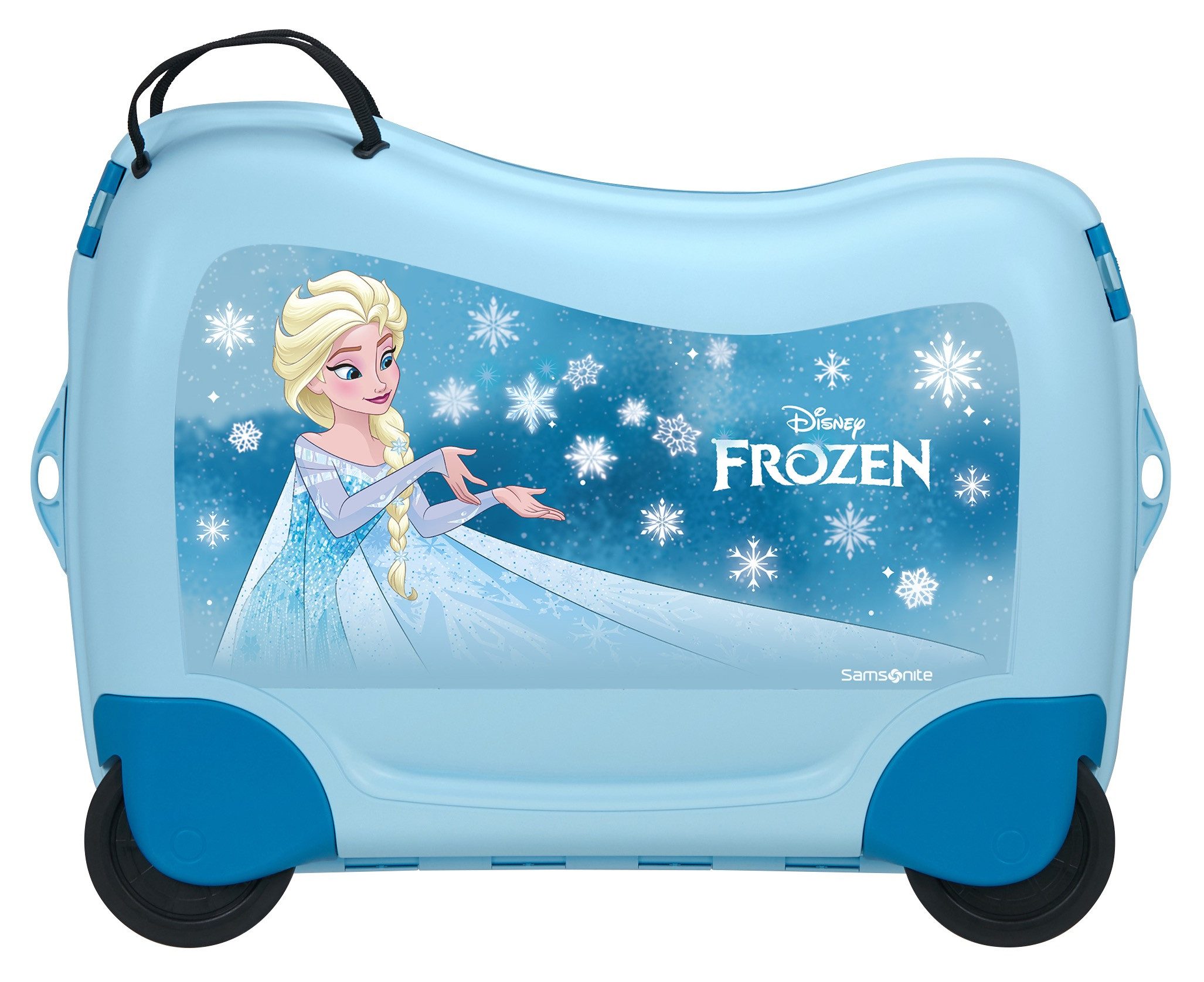 Samsonite Kinderkoffer DREAM2GO DISNEY, Frozen Magic, 4 Rollen, mit geräumigem Hauptfach, mit Kreuzspannbändern, mit Haltegurt außen