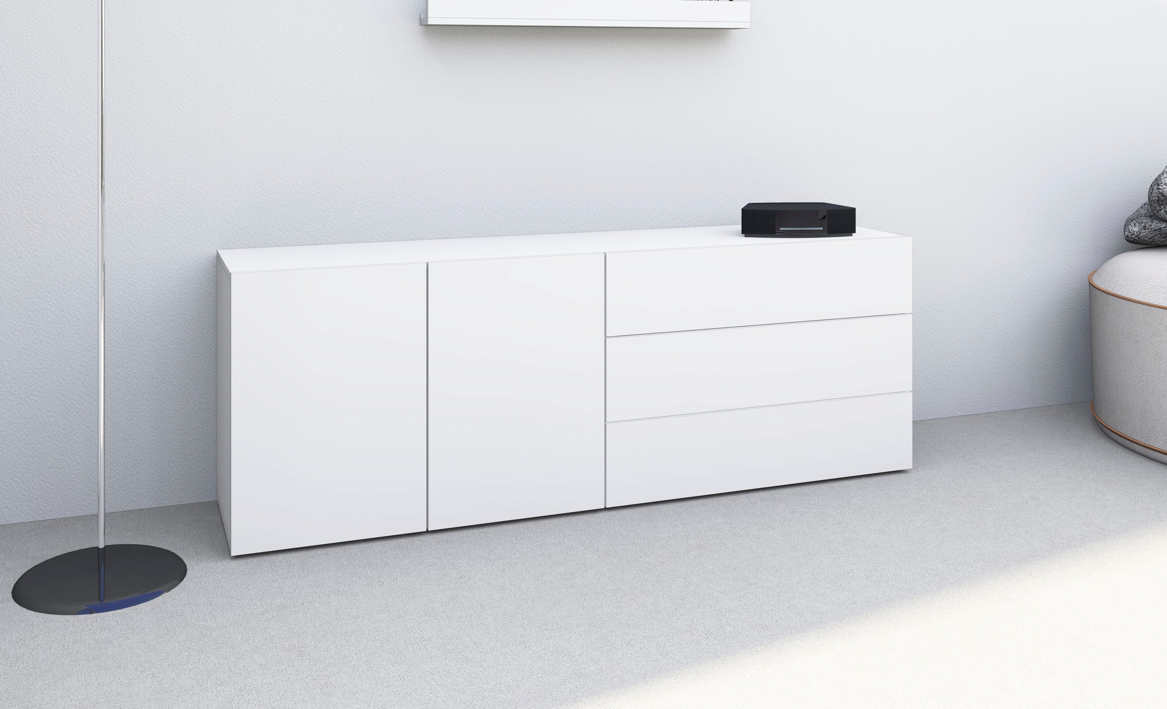 borchardt Möbel Sideboard Sophia, Breite 152 cm, stehend und hängend montierbar