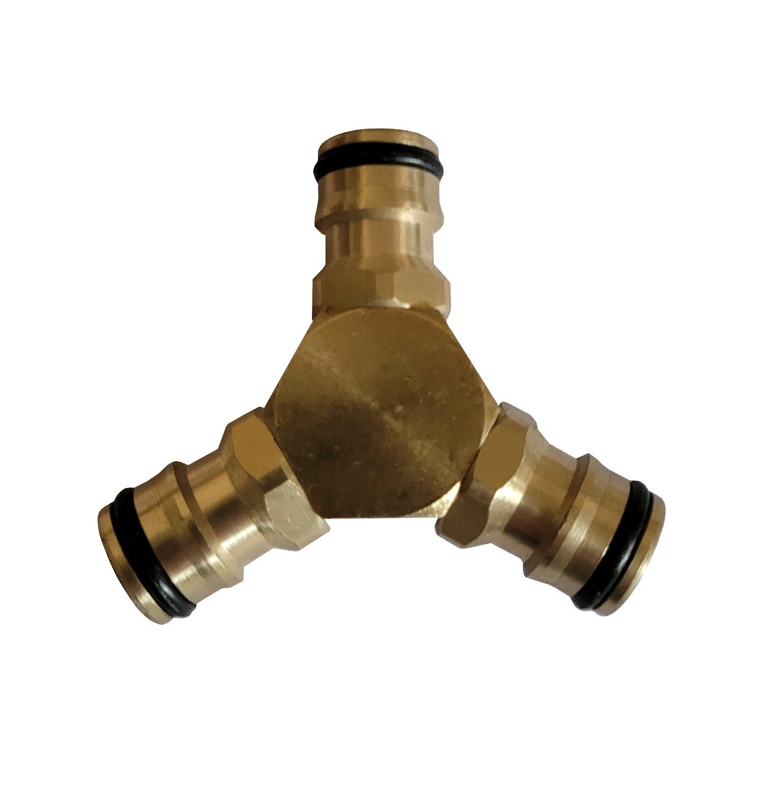 Schlauchadapter Y-Adapter Messing