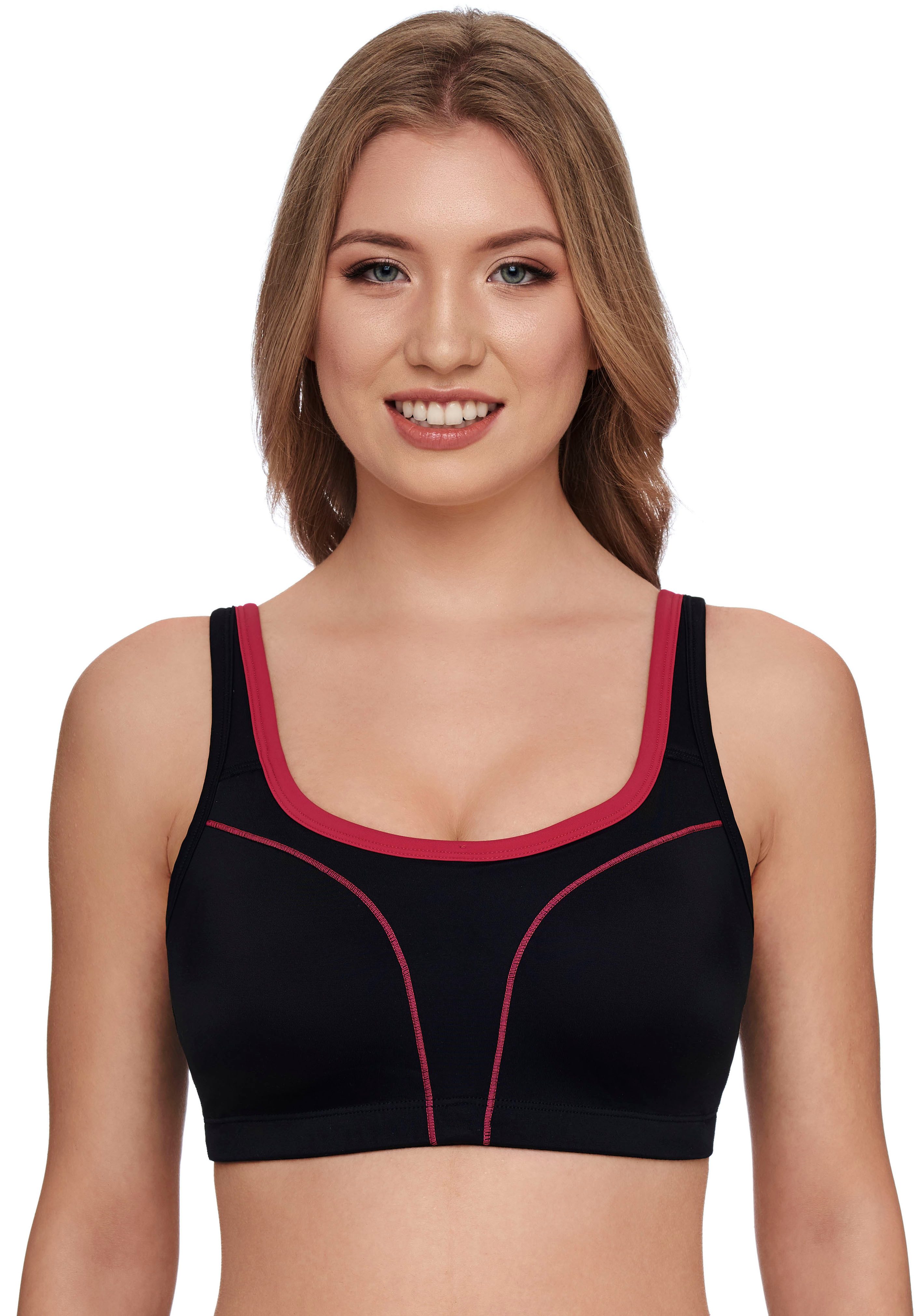 Susa Sport-BH Move high nahtlos vorgeformte Cups, Microfaser, elastisch