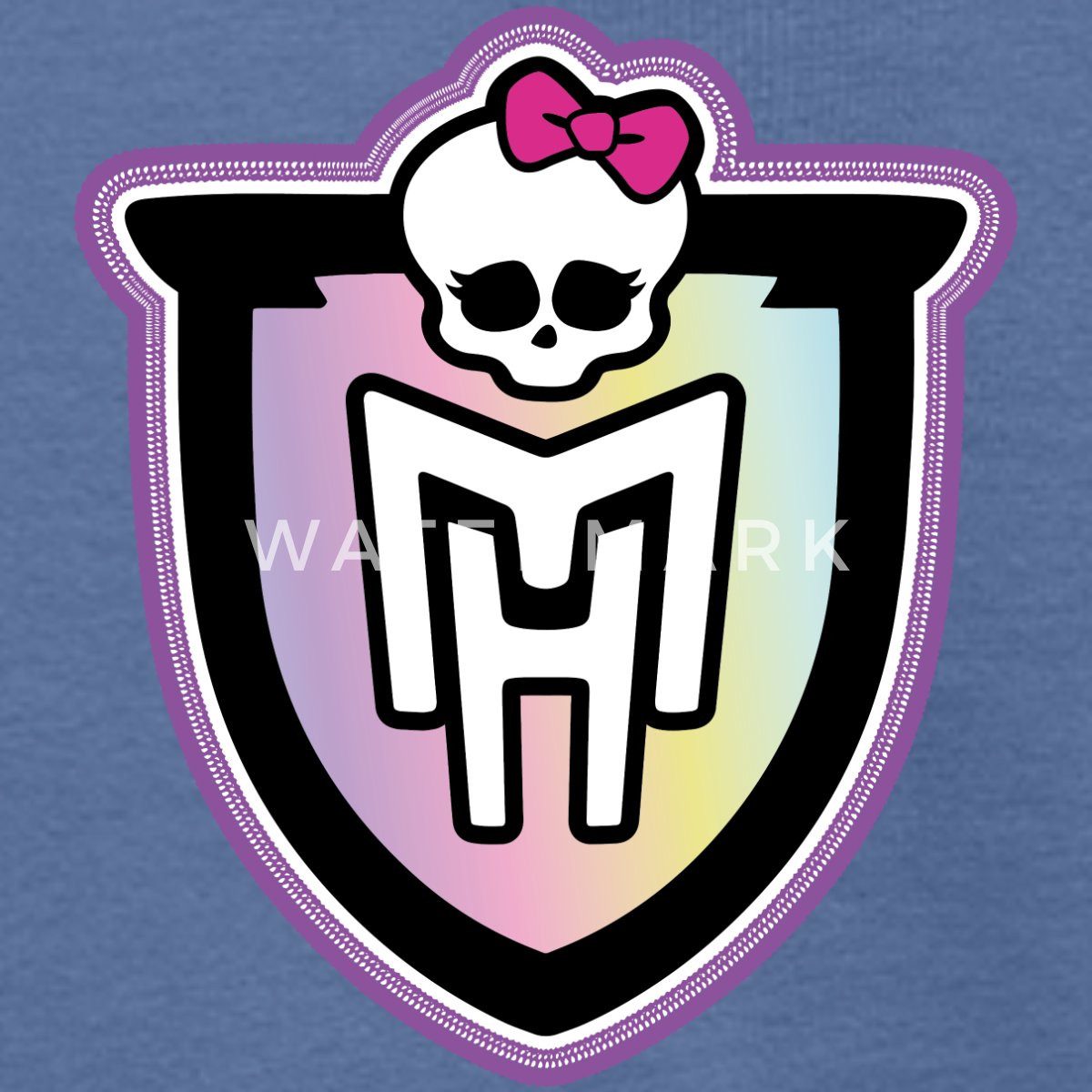Spreadshirt T-Shirt Monster High™ Brustlogo Mit Totenkopf Kinder Premium T-Shirt (1-tlg)