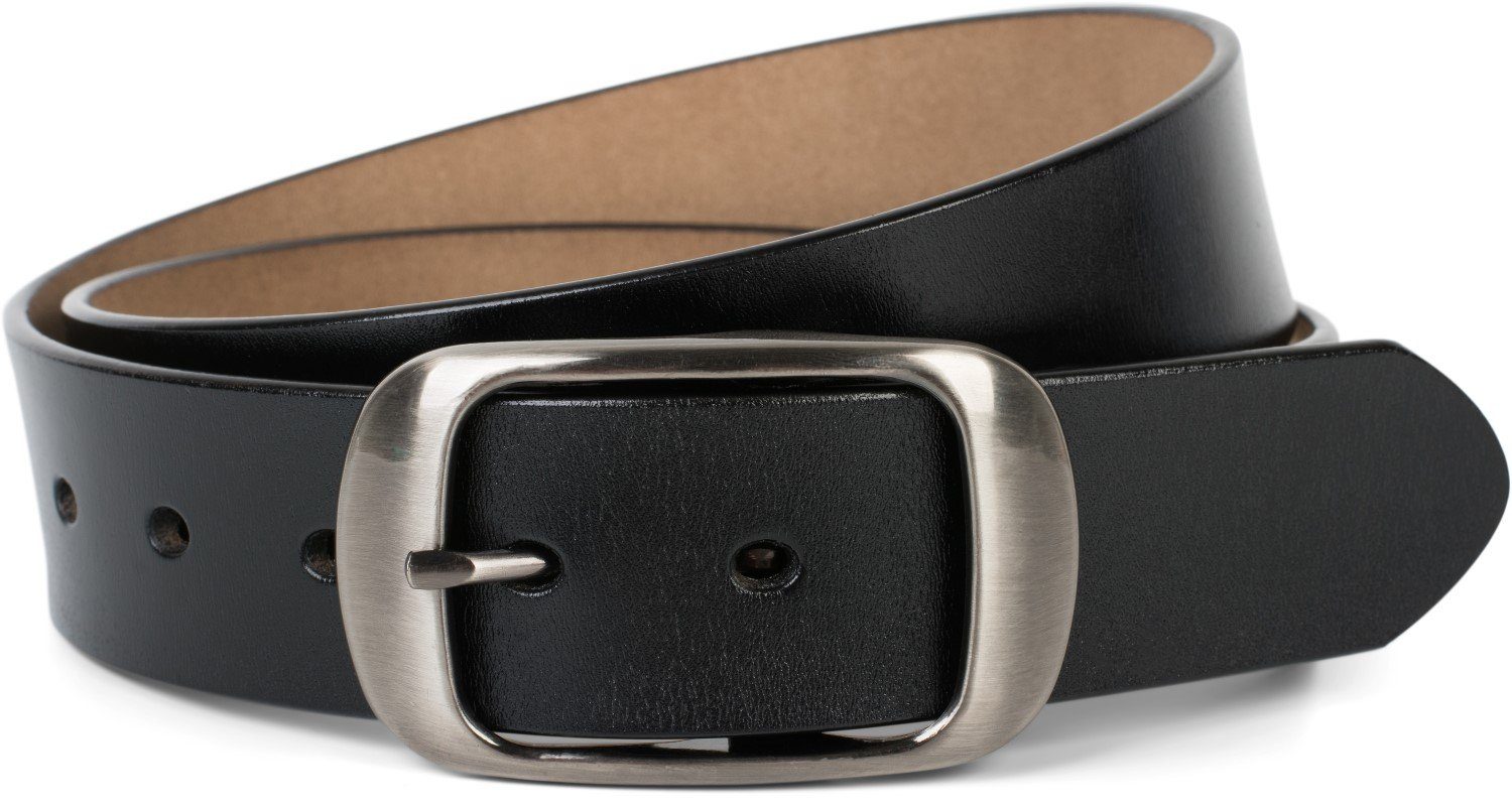 styleBREAKER Ledergürtel Unisex Leder Gürtel Unifarben günstig online kaufen