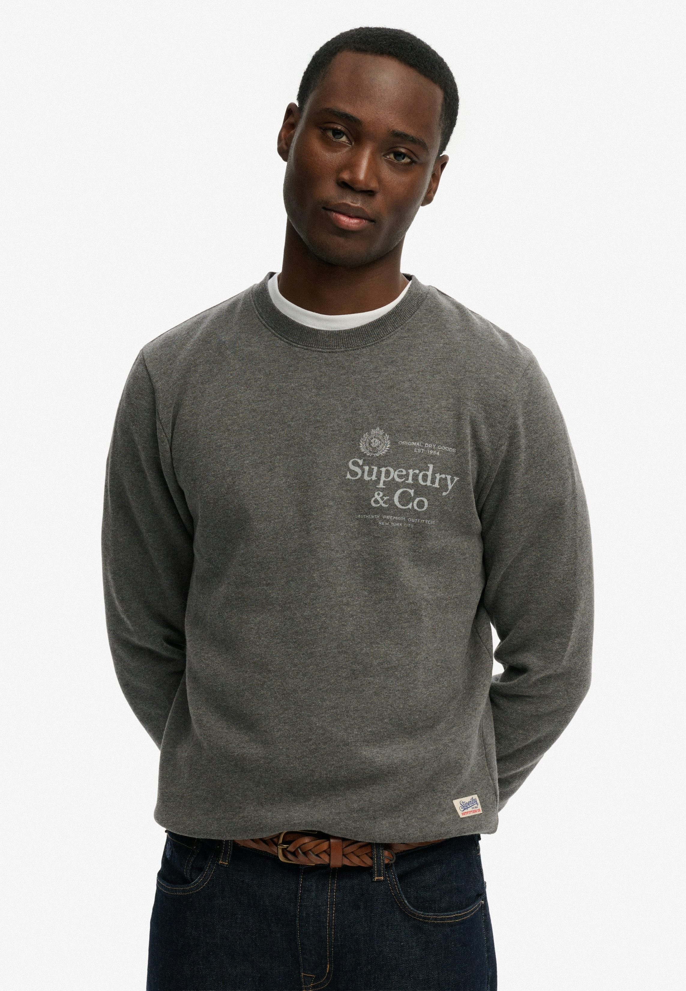 Superdry Sweatshirt 1954 COMPANY RELAXED SWEAT Baumwollmischung, relaxed fit