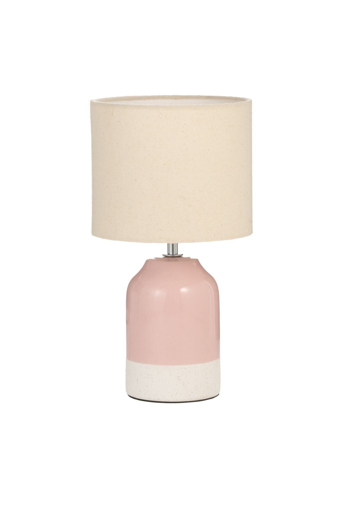 Tischleuchte Sandy Glow max. 20W 230V Stoffschirm Keramik