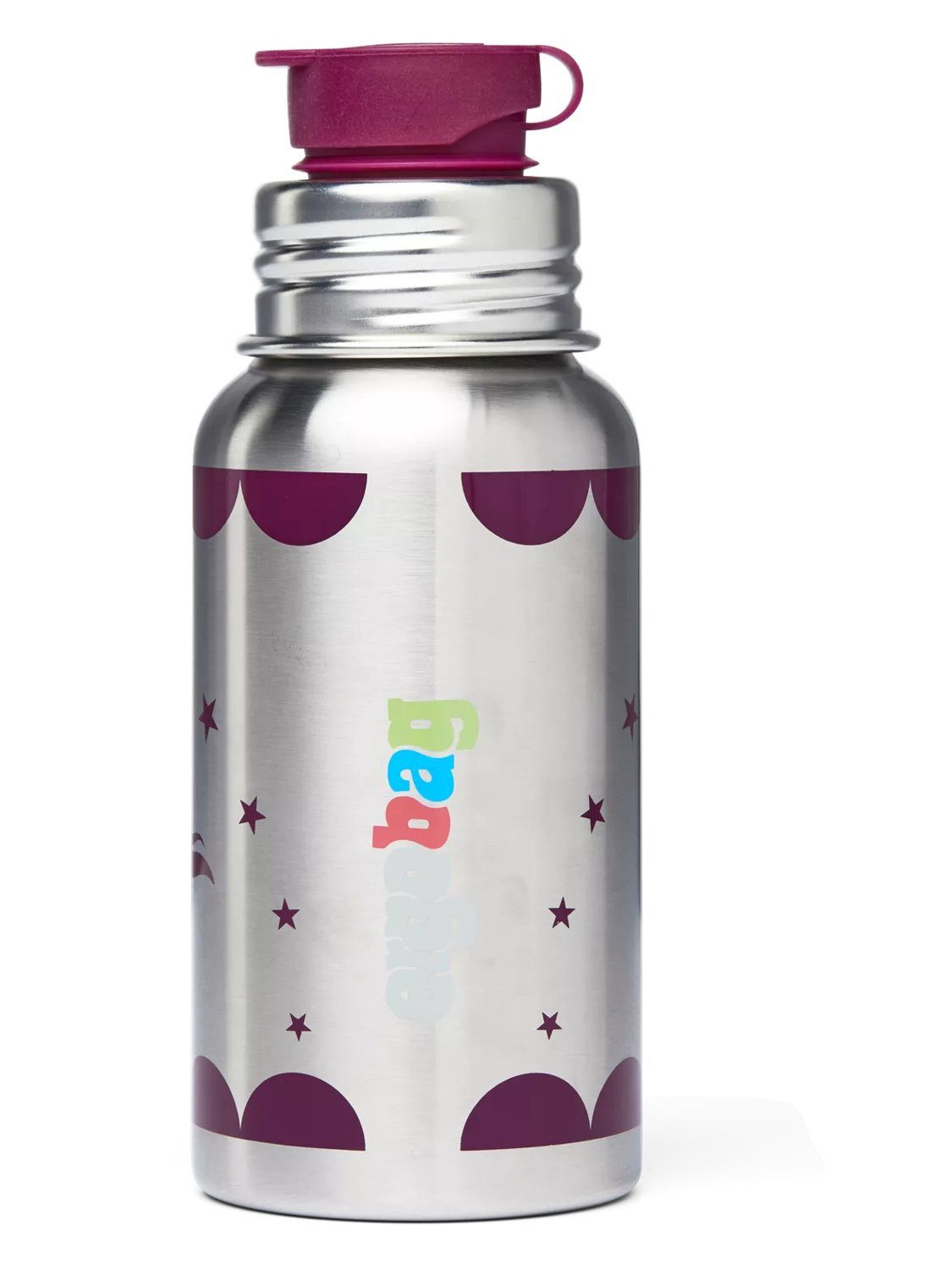 ergobag Trinkflasche Edelstahl Trinkflasche, auslaufsicher und kohlensäuregeeignet