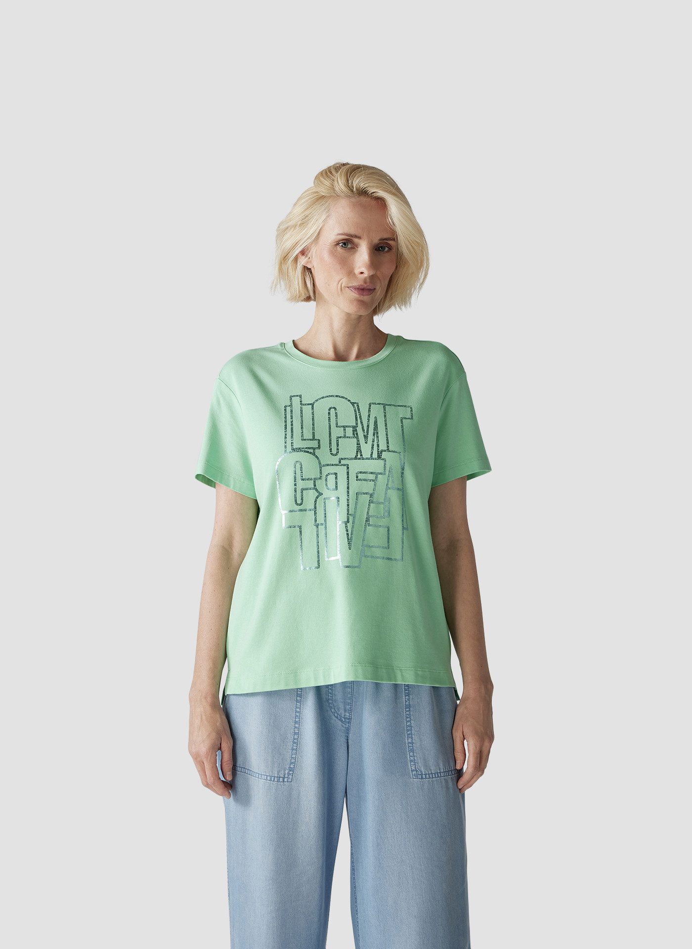 Print-Shirt LeComte Modernes T-Shirt mit Statement-Print
