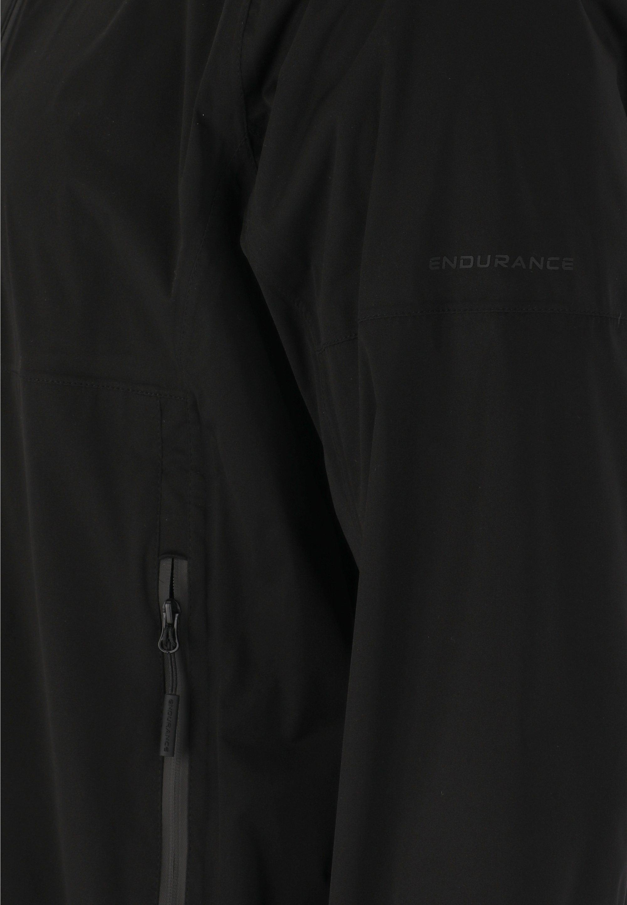 Membran mit ENDURANCE Laufjacke wasserdichter schwarz Komint