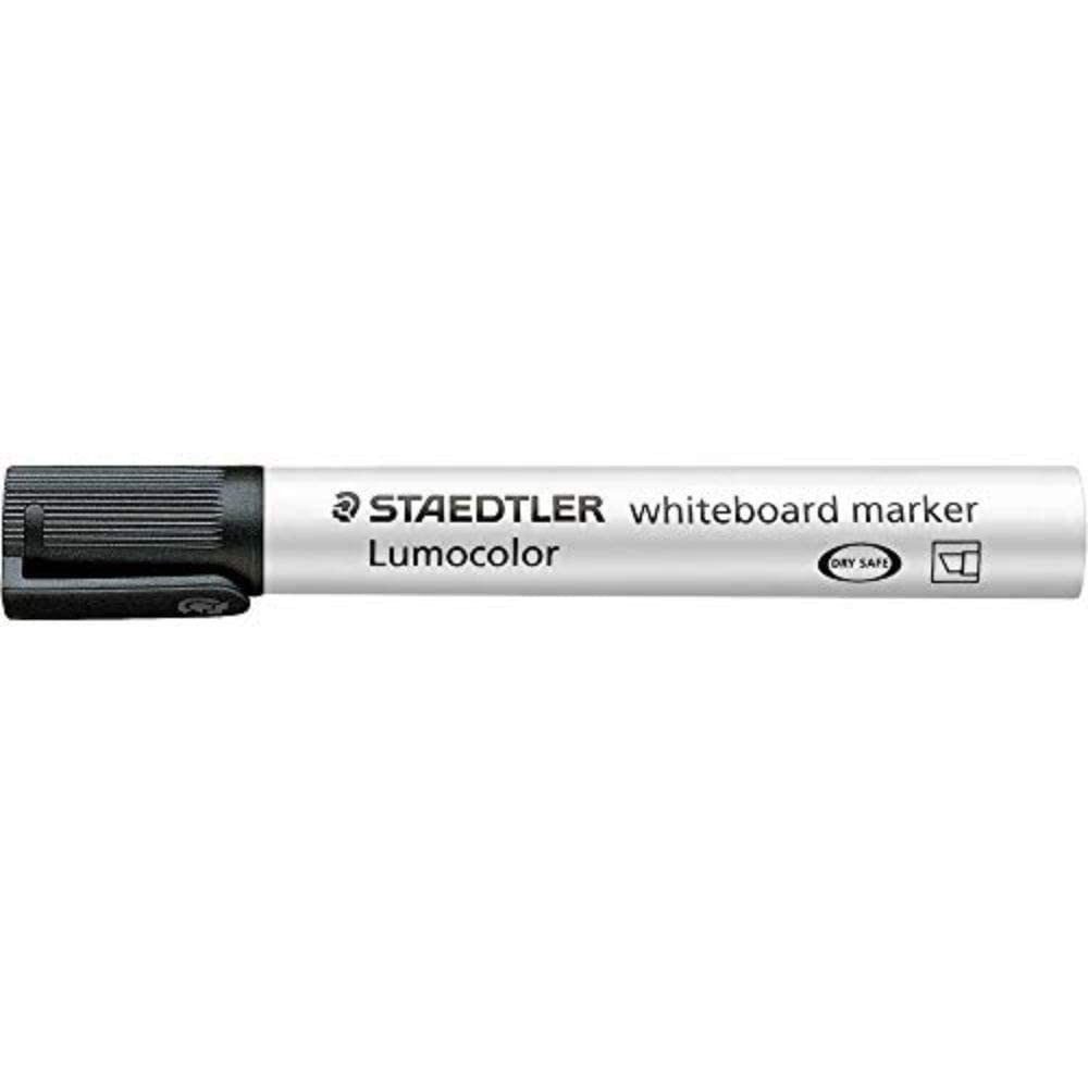 STAEDTLER Filzstift Flip Chart-Stifte, Whiteboardmarker, schwarz, 1 Stück, Etuis und Zubehör Lumocolor enthalten