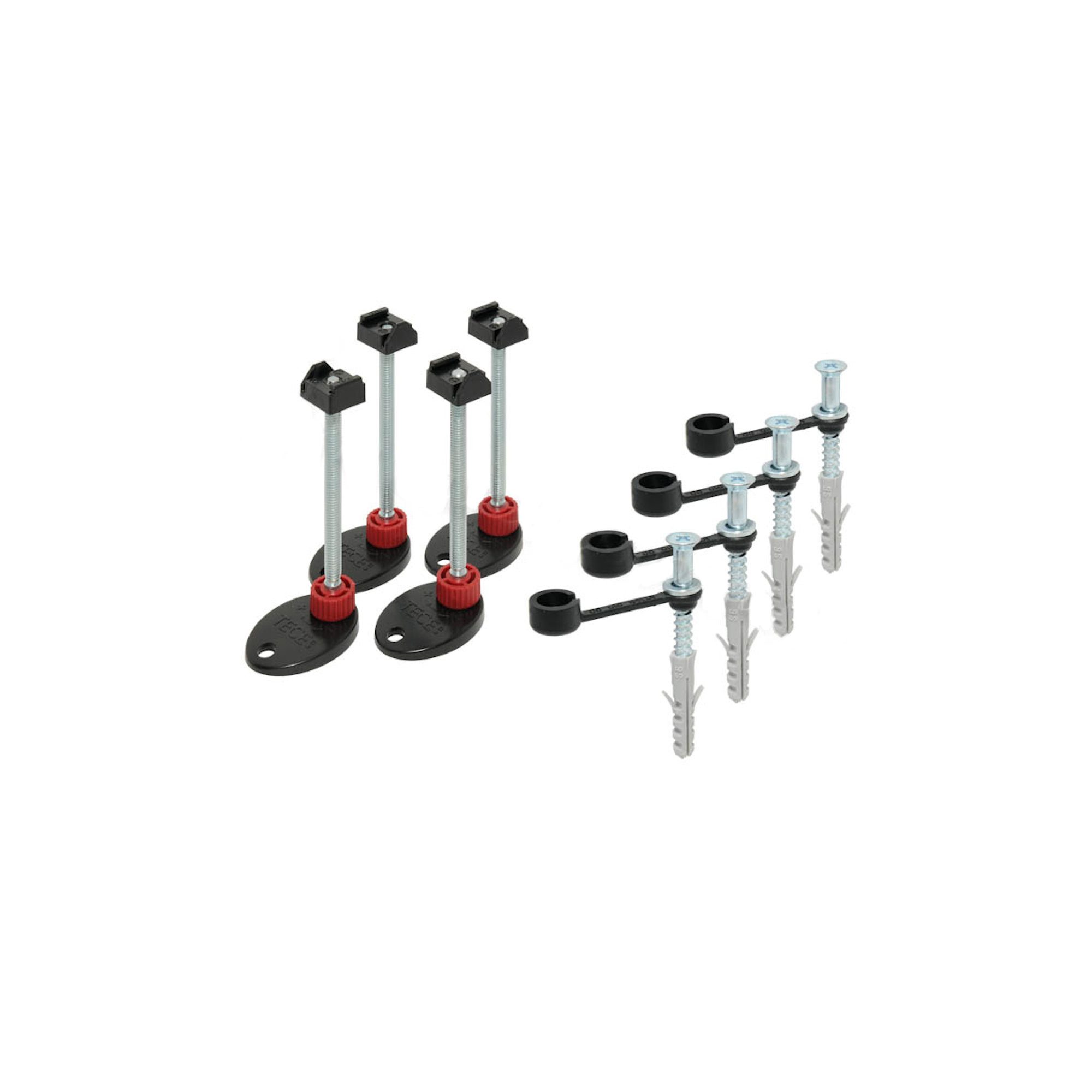 TECE Siphon drainline 4 x Montagefüße 94-142 mm für Ablauf flach und Normal