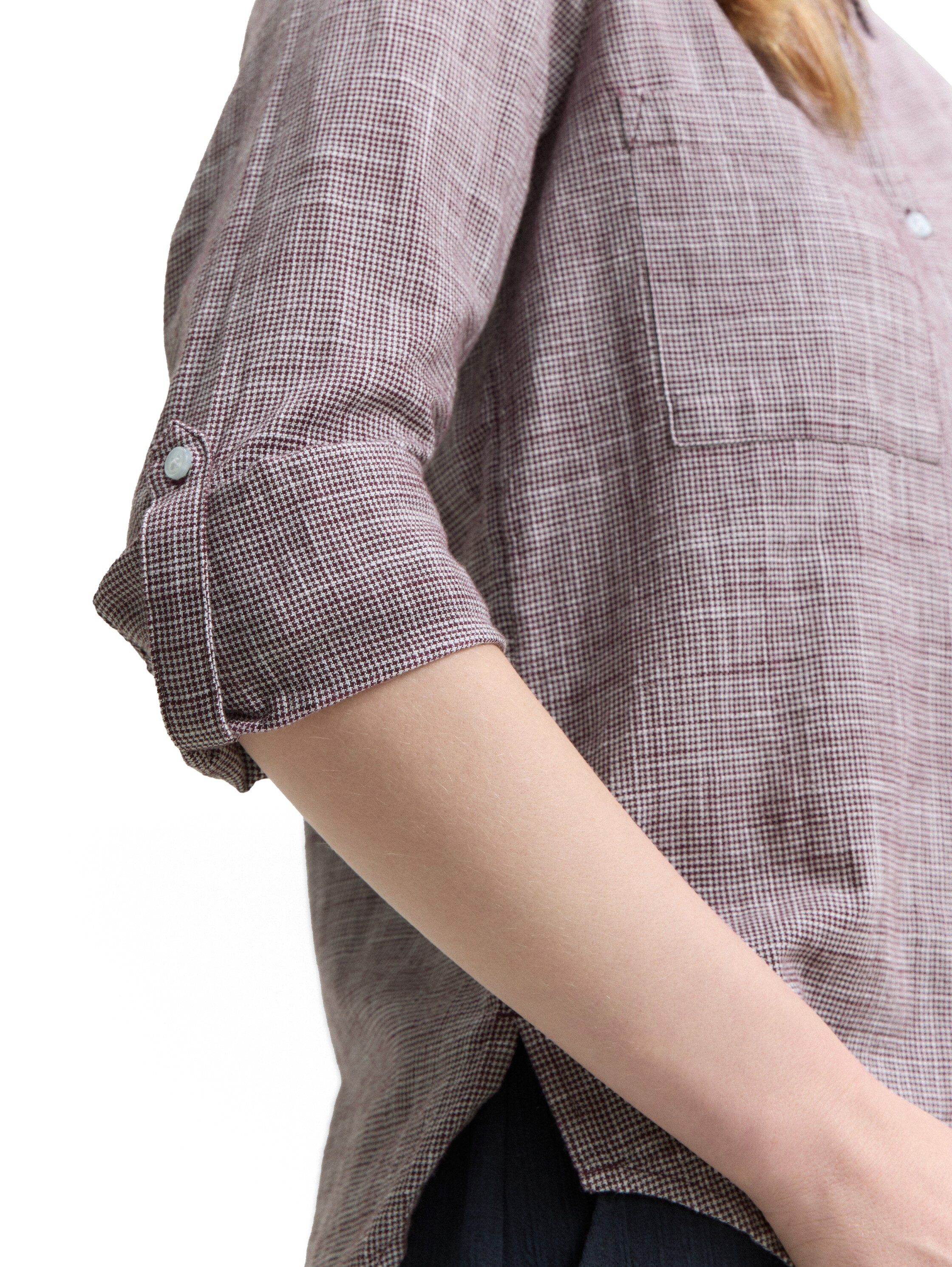 TOM TAILOR Langarmbluse Regular mit Brusttaschen