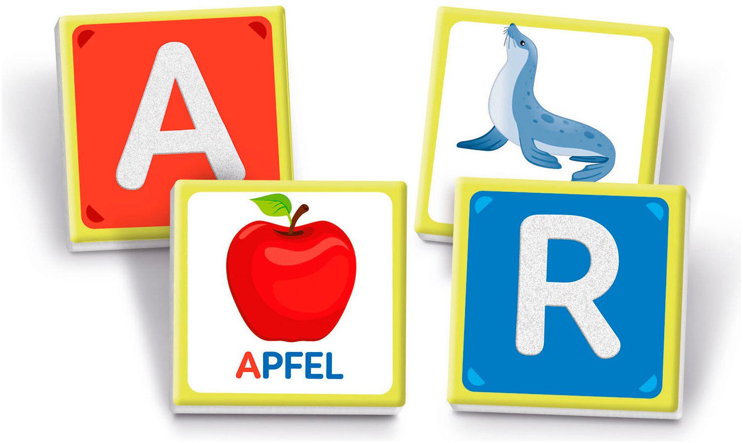 Clementoni® Spiel Education, Taktile Buchstaben (Montessori), Lernspiel, Made in Europe