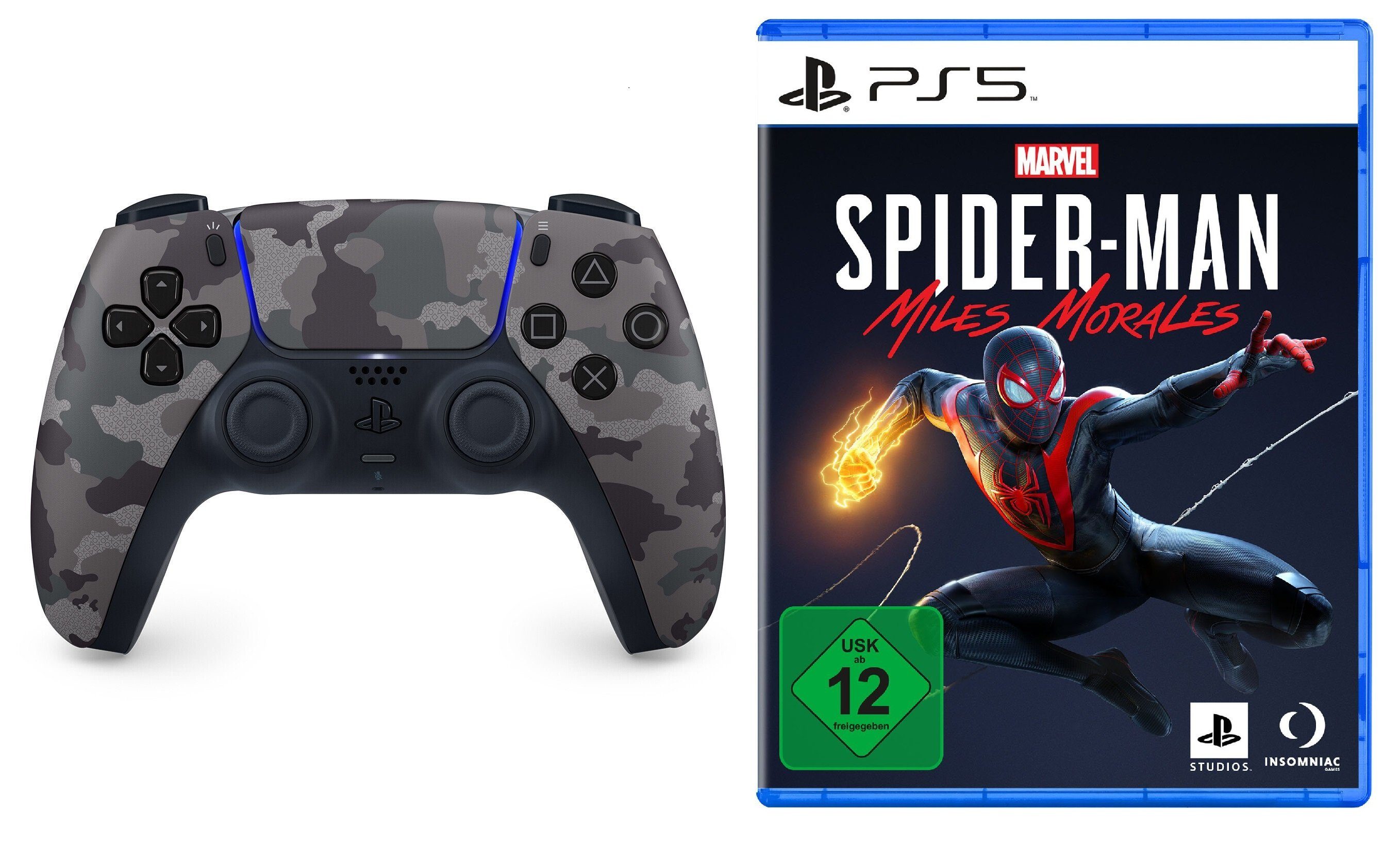 Playstation Playstation 5 Controller + Spider-Man: Miles Morales PS5 Spiel - PlayStation 5-Controller (DualSense Wireless-Controller)