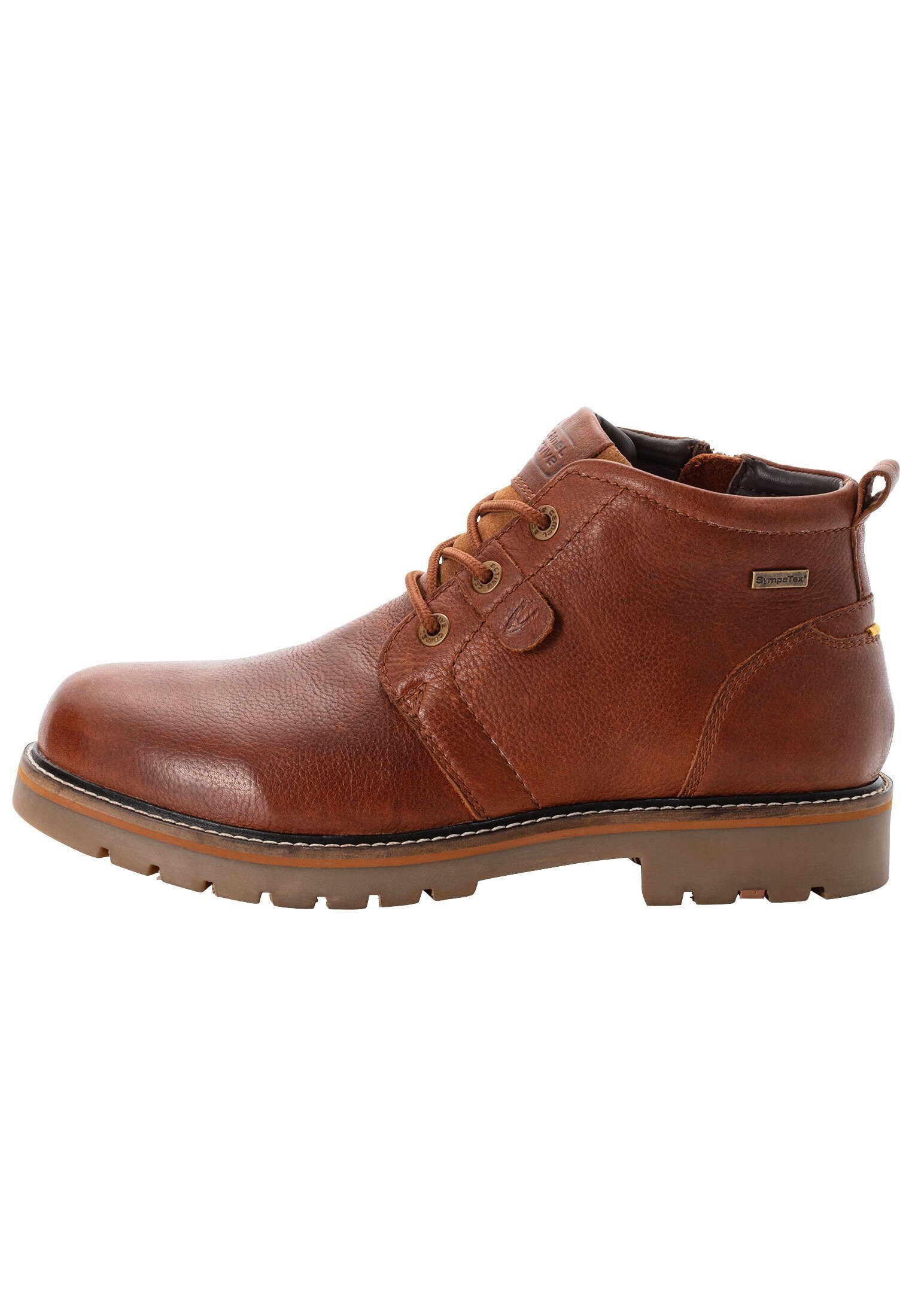Schnürboots aus Leder Schnürschuh