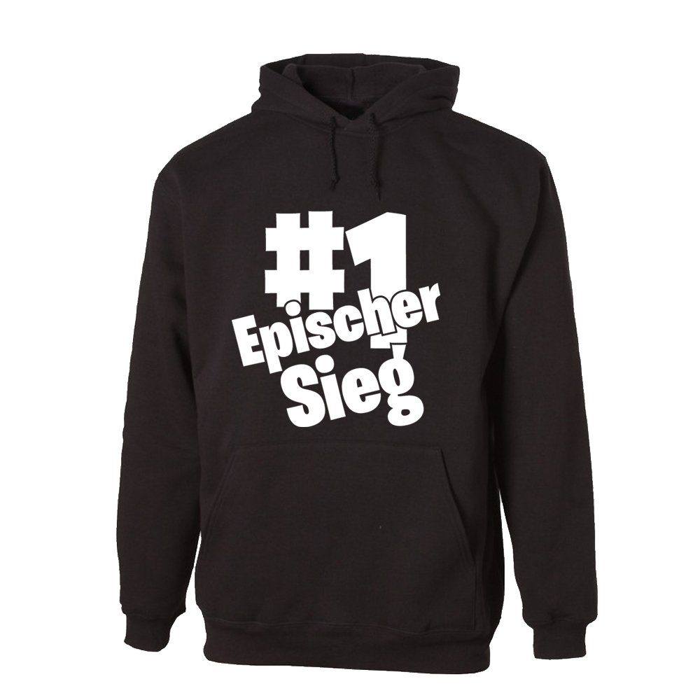 Ggraphics Hoodie 1 Epischer Sieg mit trendigem Frontprint, Aufdruck
