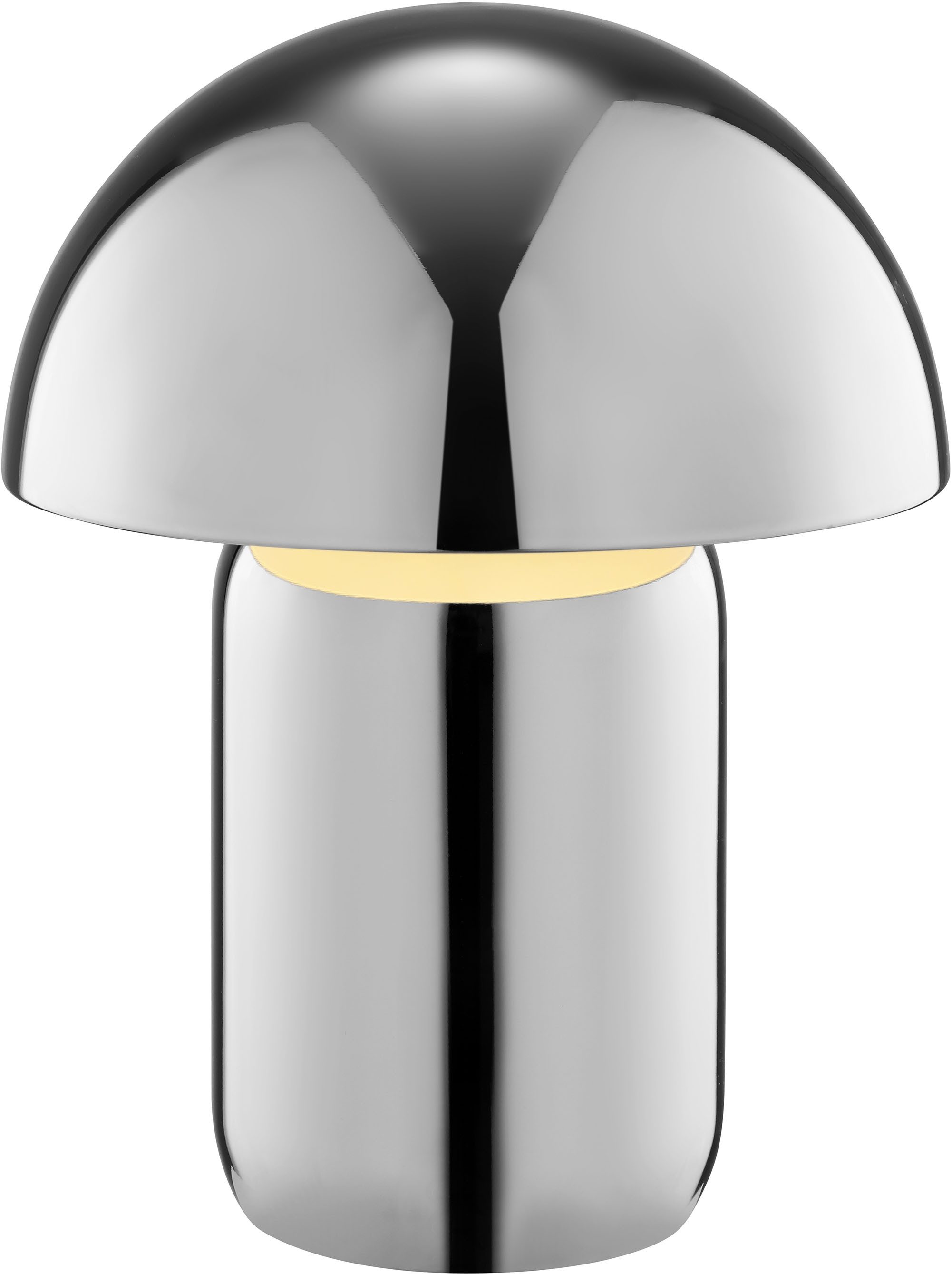 LeGer Home by Lena Gercke LED Tischleuchte Galilea, Dimmfunktion, LED fest integriert, Warmweiß, dimmbar, Ø 20 cm, Metall, Akku Tischlampe, Schalter mit Touchfu – Bild 5 von 5