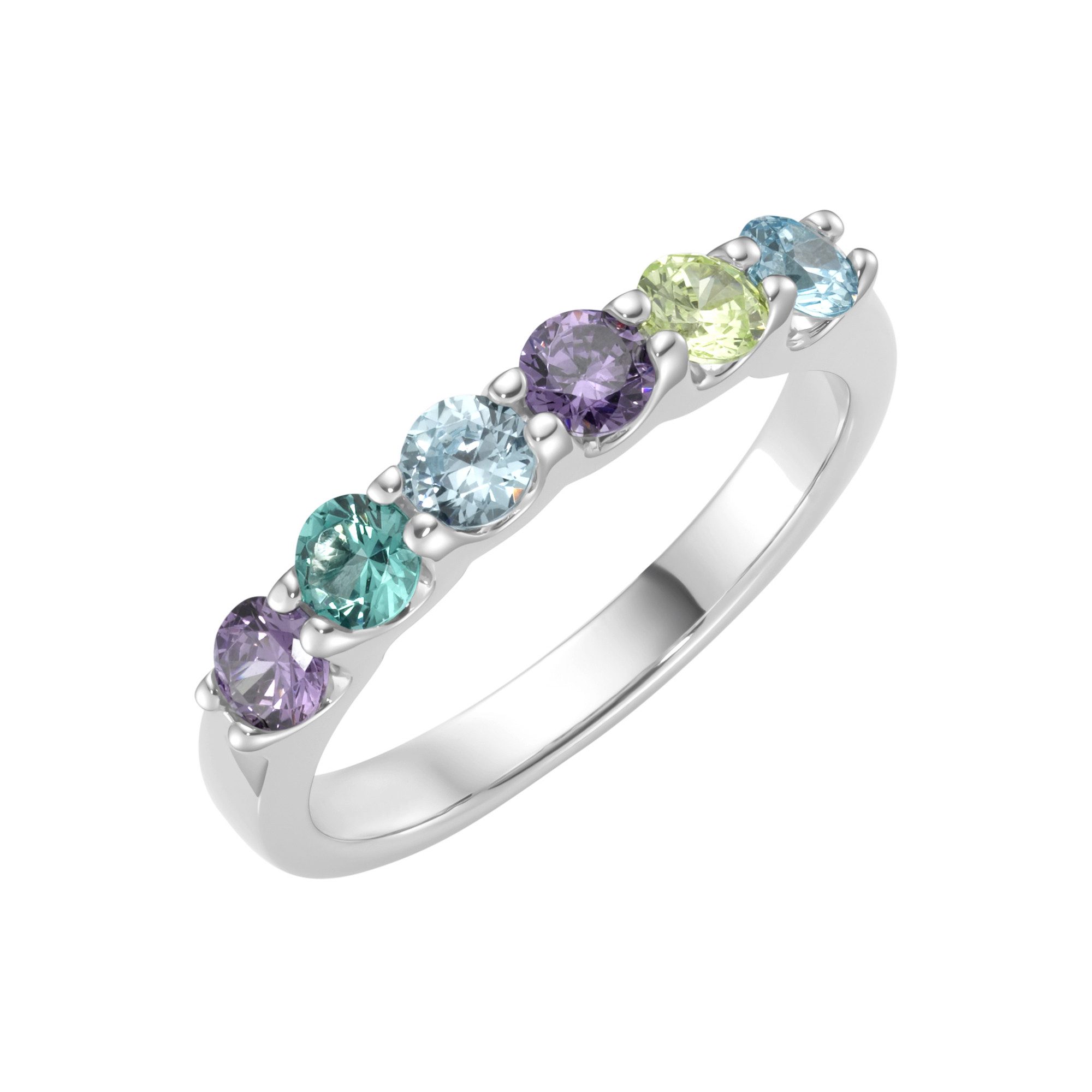 GIORGIO MARTELLO MILANO Silberring mit Zirkonia und Kristallsteinen, Silber 925