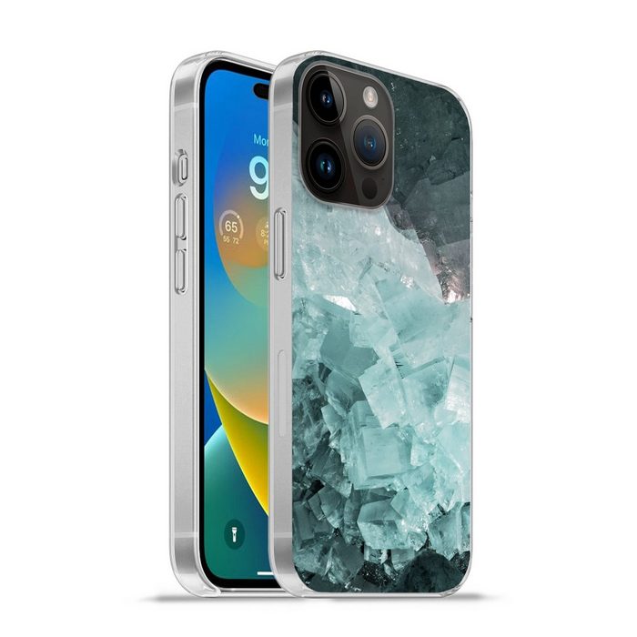 MuchoWow Handyhülle Naturstein - Kristalle - Luxus Handyhülle Telefonhülle Apple iPhone 14 Pro