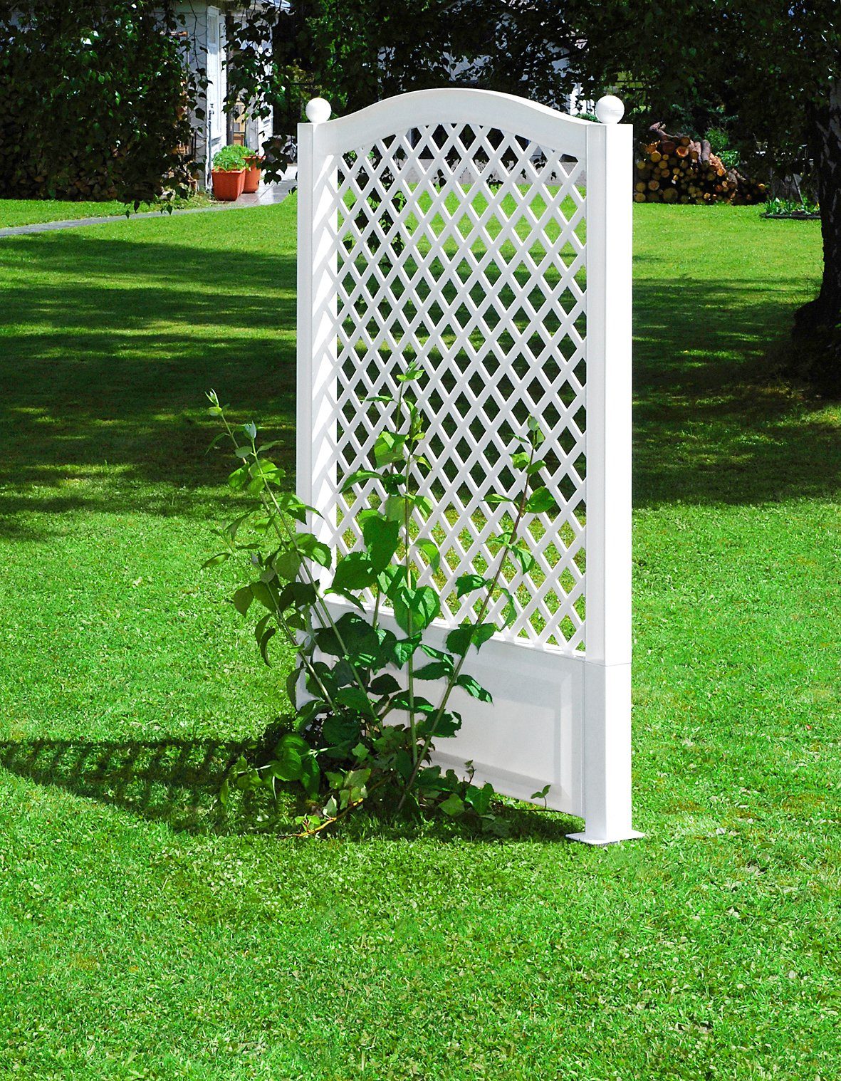KHW Spalier BxTxH 100x6x140 cm, weiß, Kunststoffspalier online kaufen