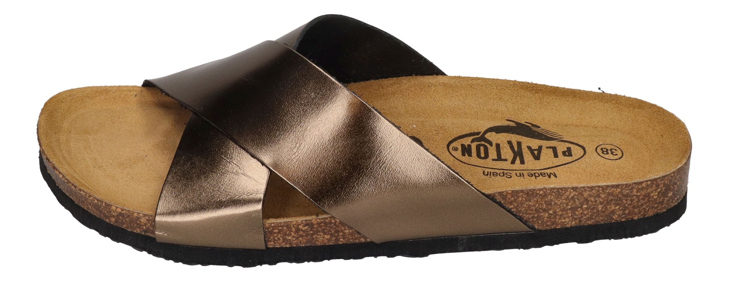Plakton BIBI 181051 Pantolette Bronze günstig online kaufen