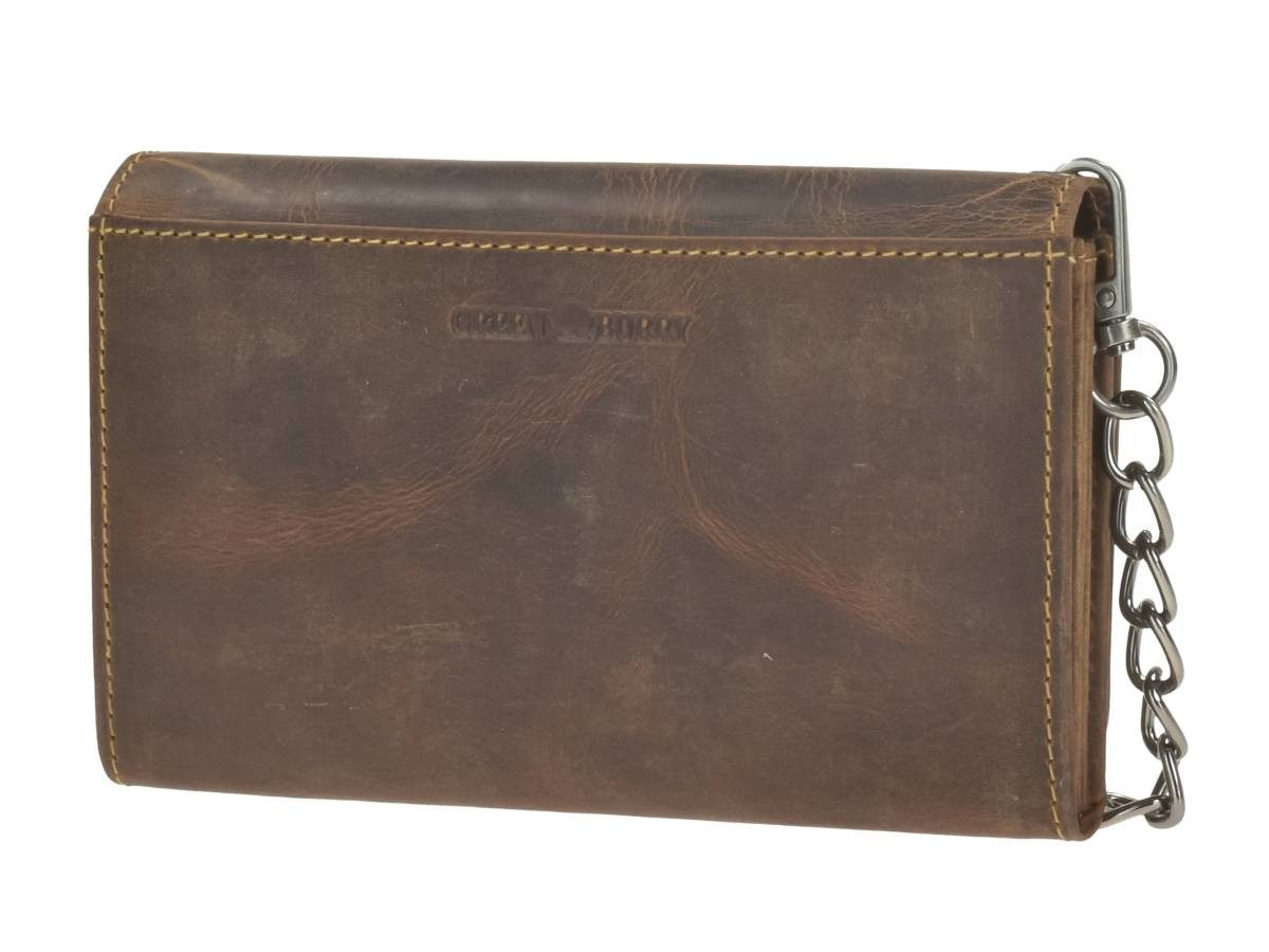 Greenburry Geldbörse Vintage Biker (oA), Bikerbörse, Herrenbörse, Kettenbörse, Lederbörse