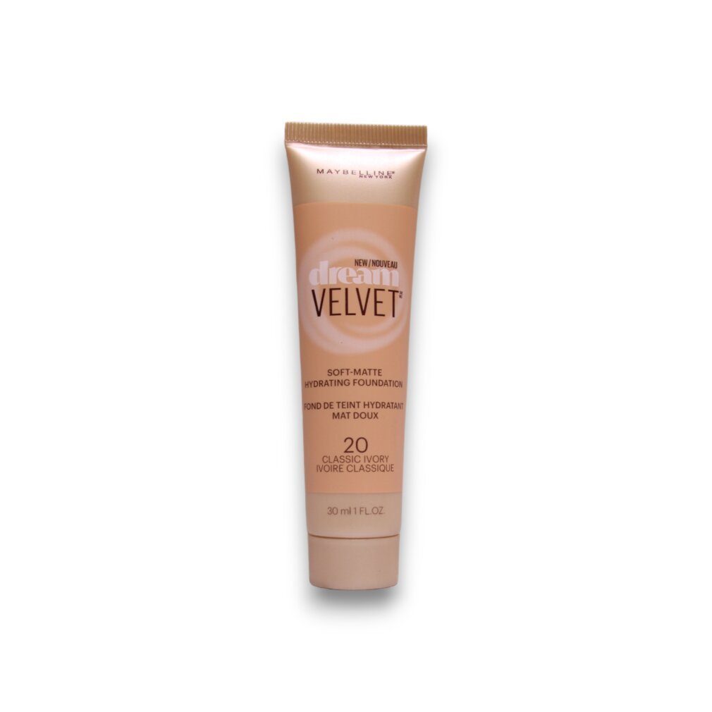 MAYBELLINE NEW YORK Foundation Dream Velvet Foundation 20 Classic Ivory 30ml