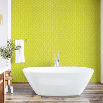 Abakuhaus Vinyltapete selbstklebendes Wohnzimmer Küchenakzent, Geometrisch Zusammenfassung Juicy Zitronen