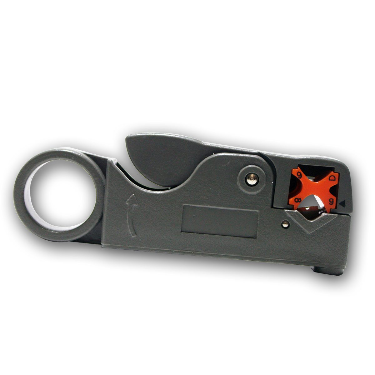 fixPOINT Abisolierzange Abisolierwerkzeug mit 2 Klingen für Kabel