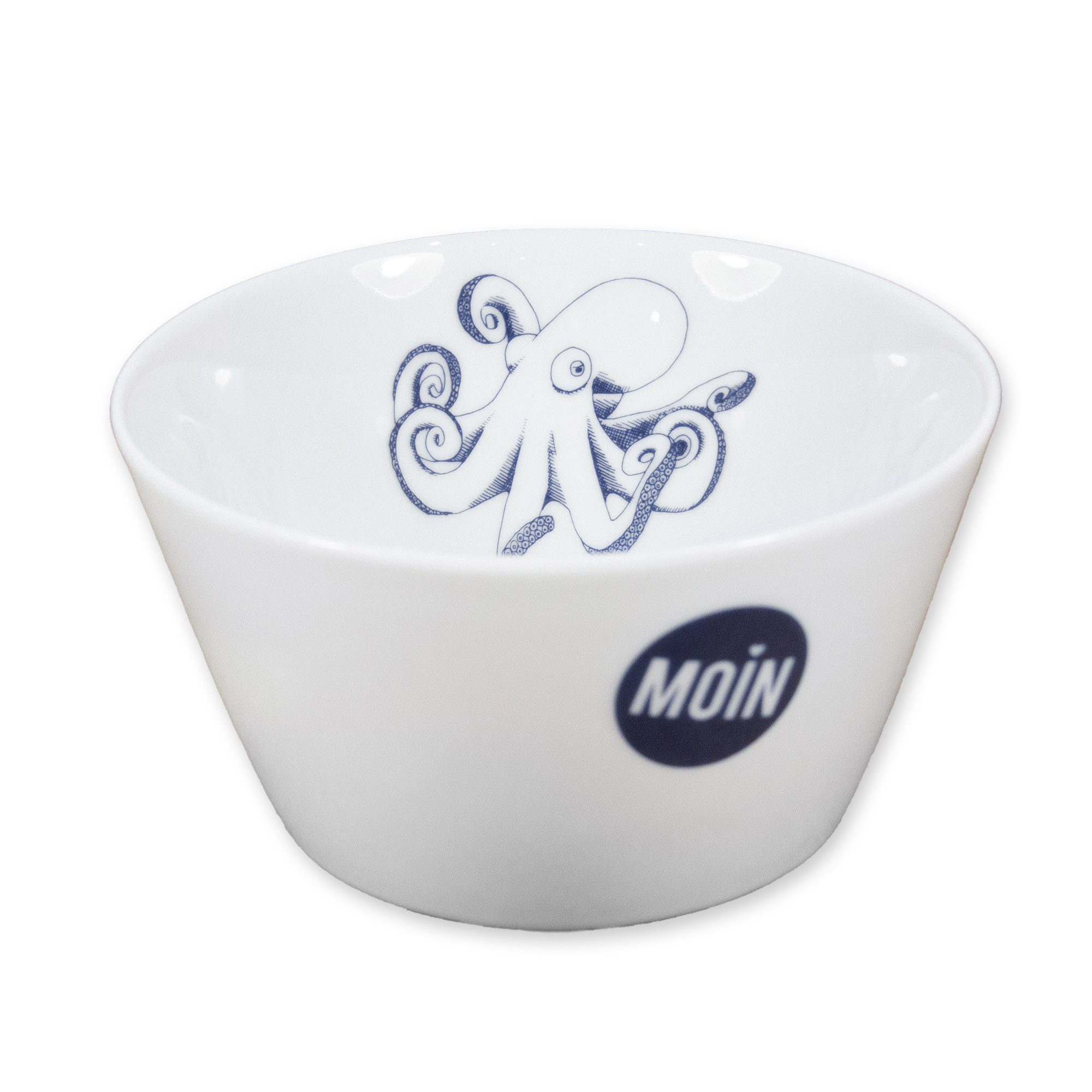 Schale Porzellanschale Tintenfisch