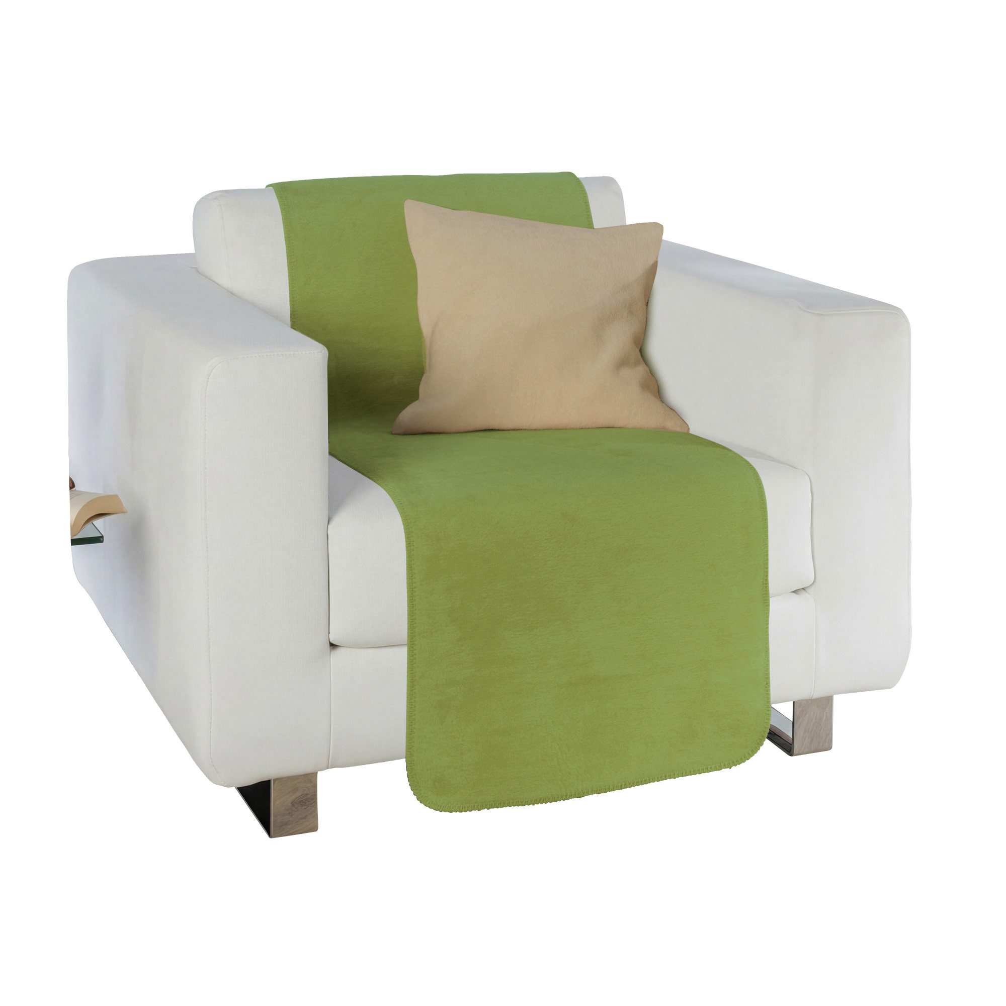 Erwin Müller Sesselschoner Sessel- und Sofaschoner "Matera", Baumwollmischung Uni