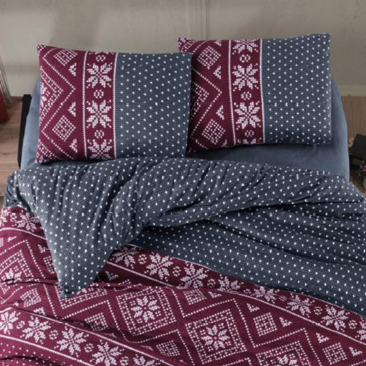 TRAUMSCHLAF Bettwäsche Nordic, Flanell, 2 teilig, günstig online kaufen