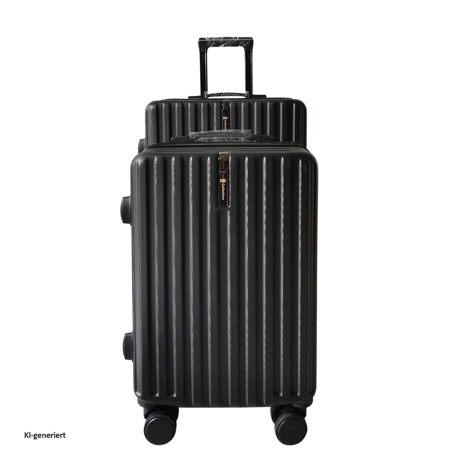 NTK-Collection Kofferset Kofferset Leandra 2-teilig, 4 Rollen, (Set, 2 Koffer), Hartschalenkoffer mit Rollen Teleskopgriff Zahlenschloss