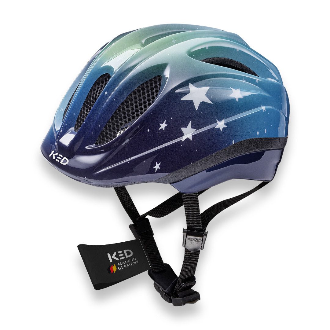 KED Fahrradhelm Meggy II Trend Kinderhelm, LED Rücklicht, MaxShell Technologie Und Präzise Größenverstellung