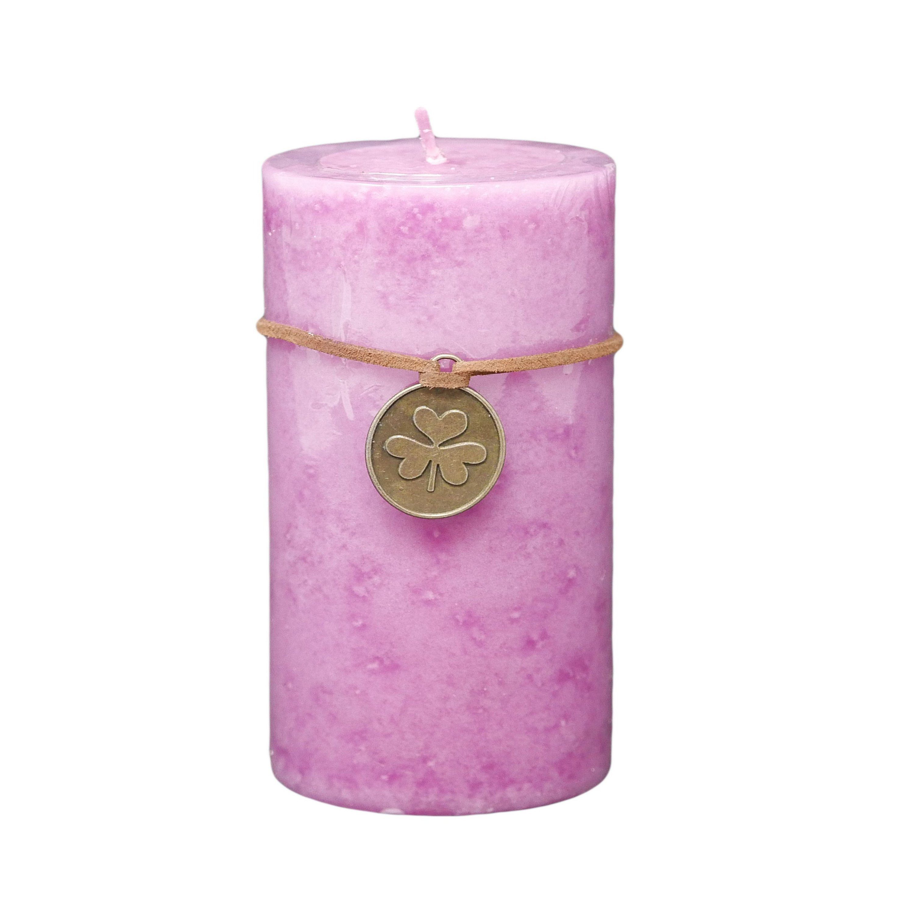 B&S Stumpenkerze Trendkerze durchgefärbt marmoriert antik günstig online kaufen