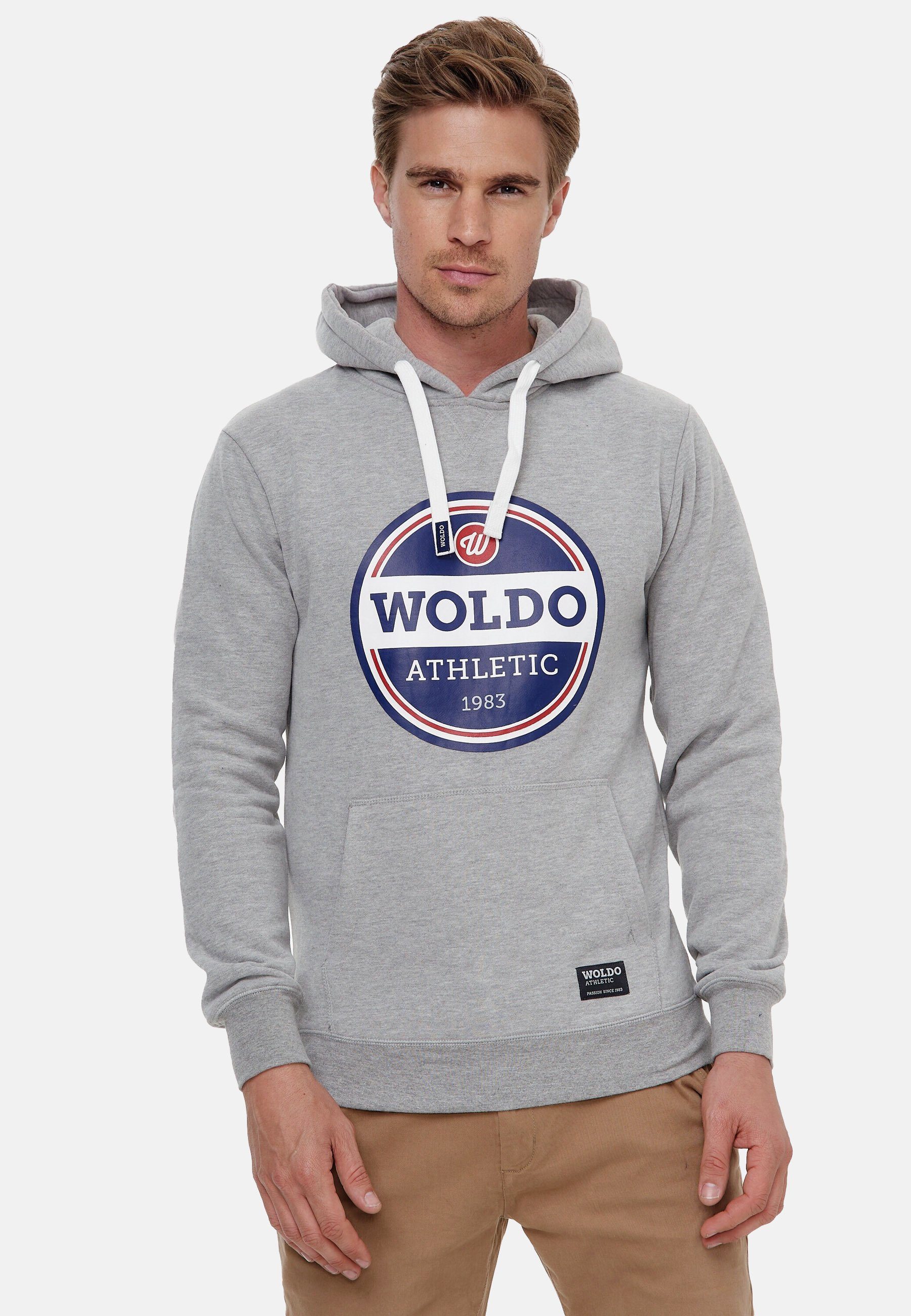 Woldo Athletic Hoodie Runder Print | Sweatshirts