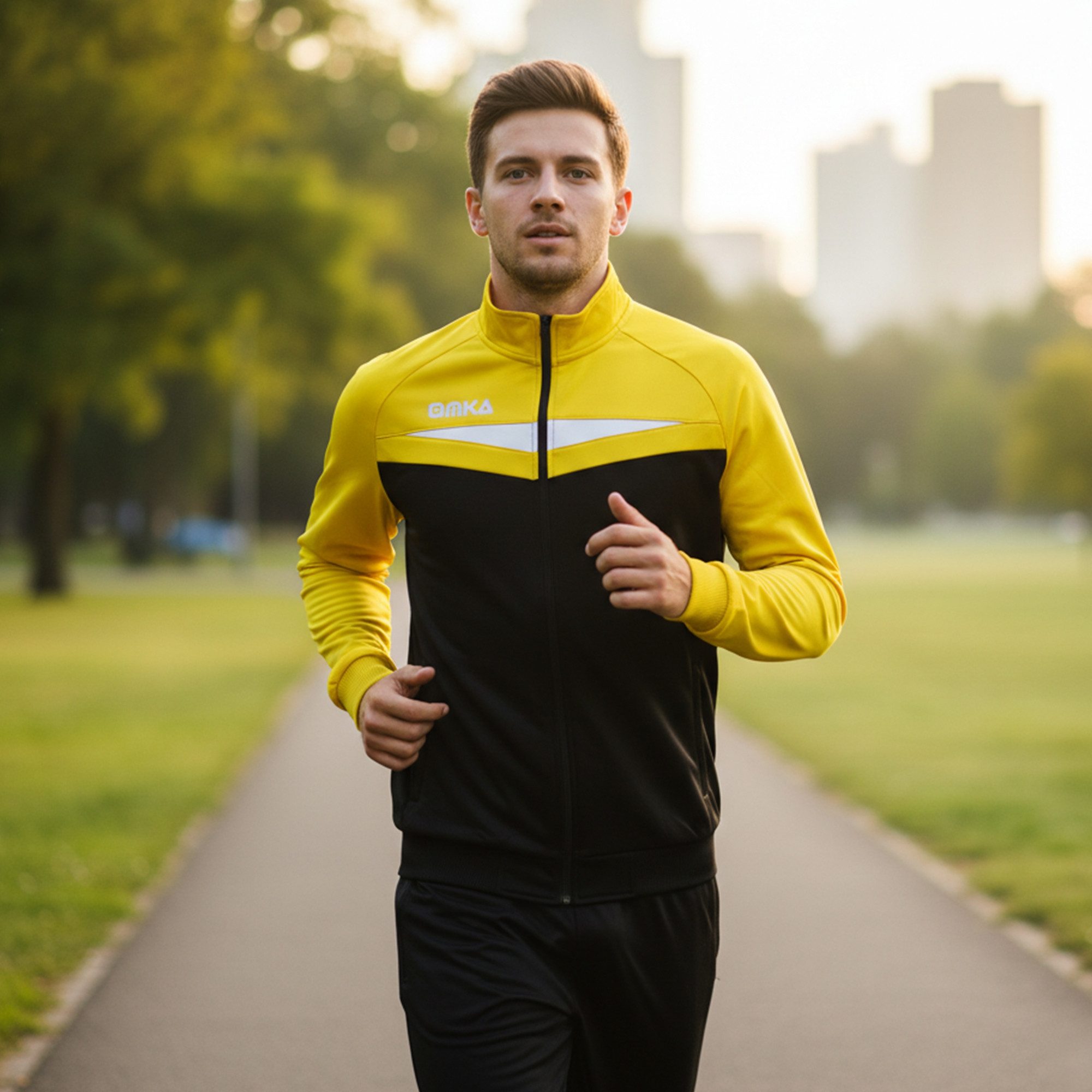 OMKA Trainingsjacke OK200J OMKA Optima Trainingsjacke Joggingjacke Sportjacke
