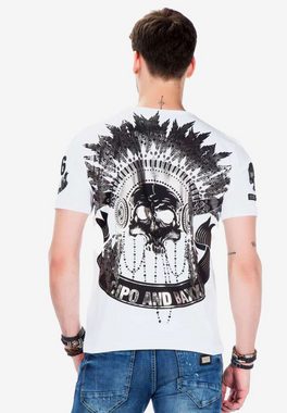 Cipo & Baxx T-Shirt mit Allover Print